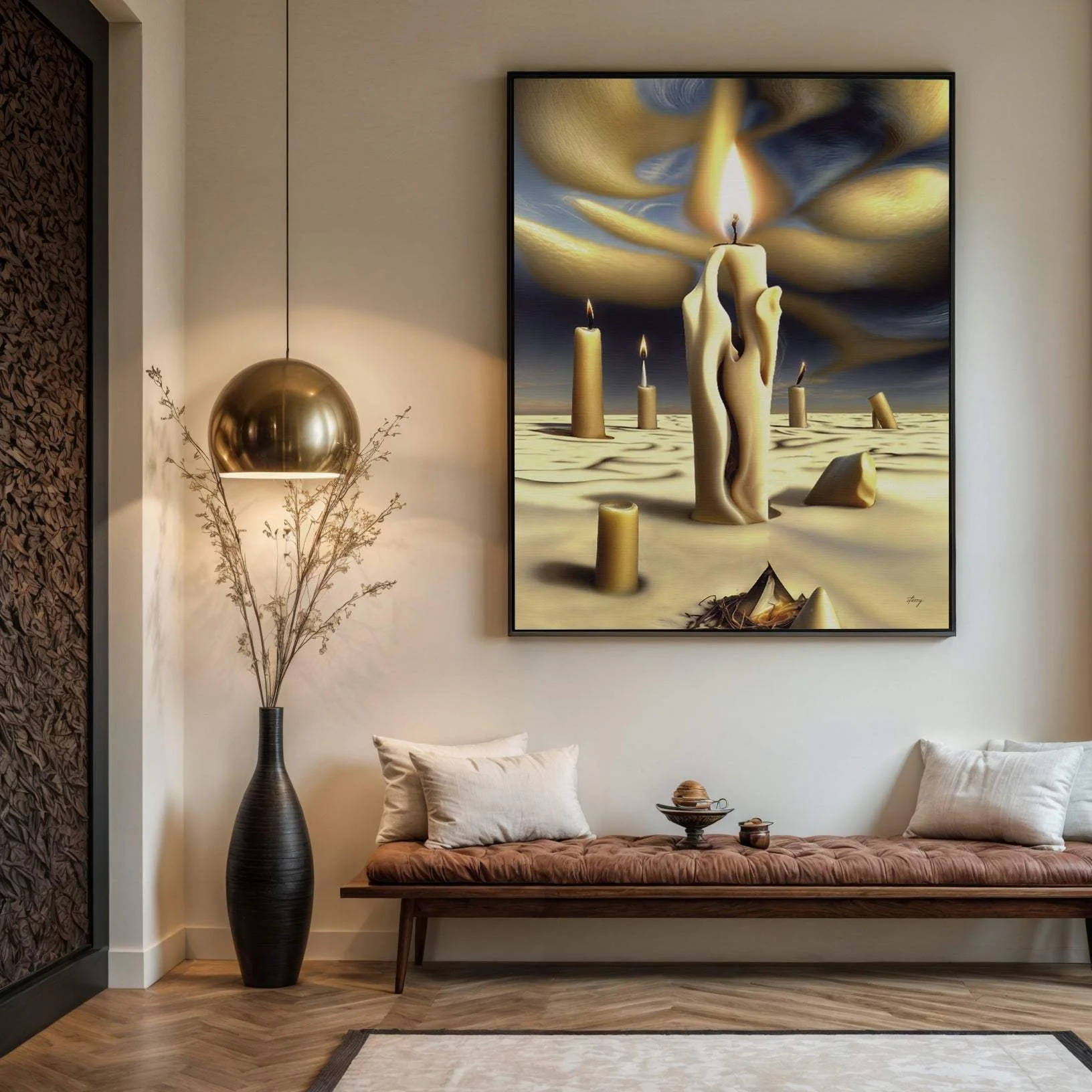 Canvas Print: "Surreal Flames" - Image 2
