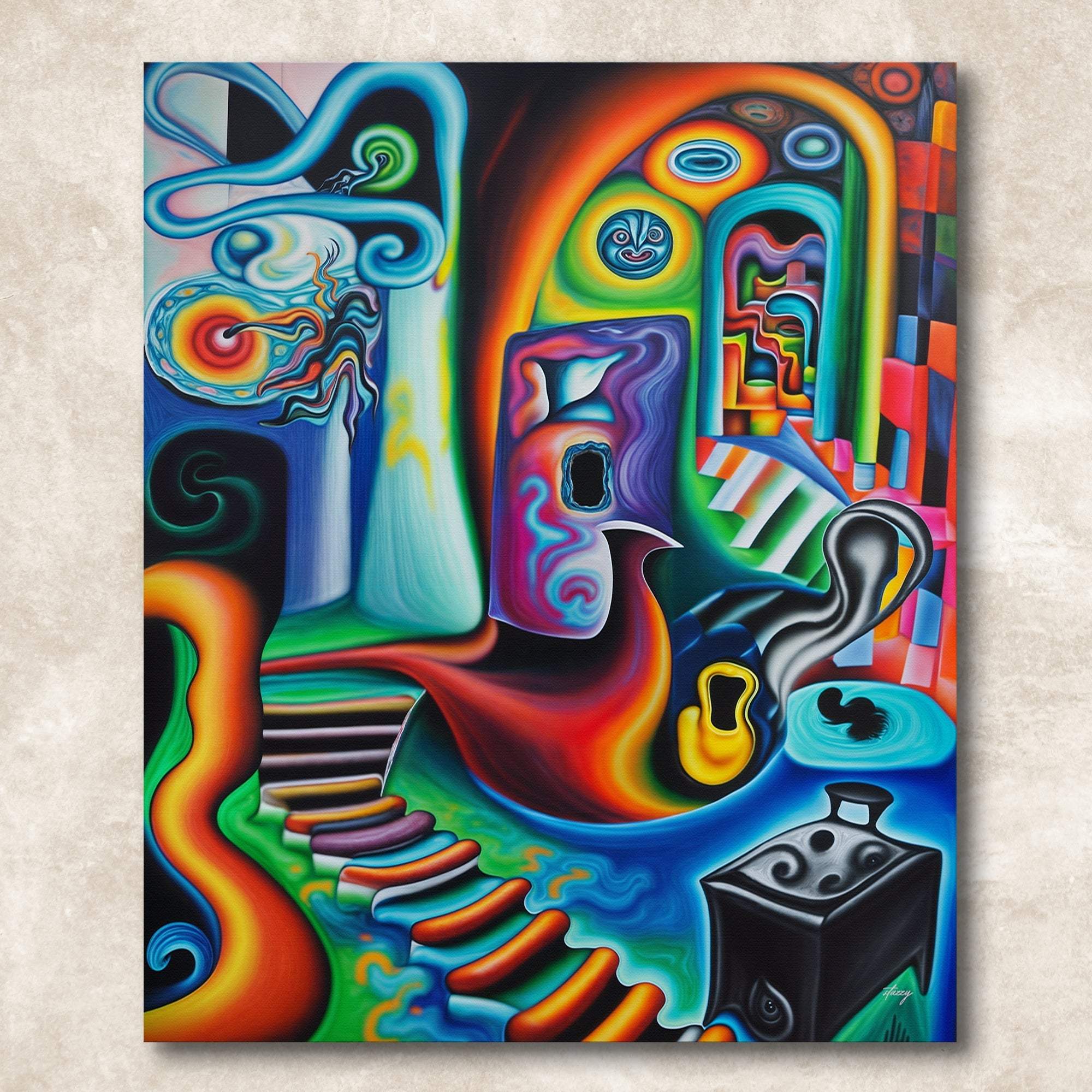 Canvas Print: "Surreal Steps" - Image 4