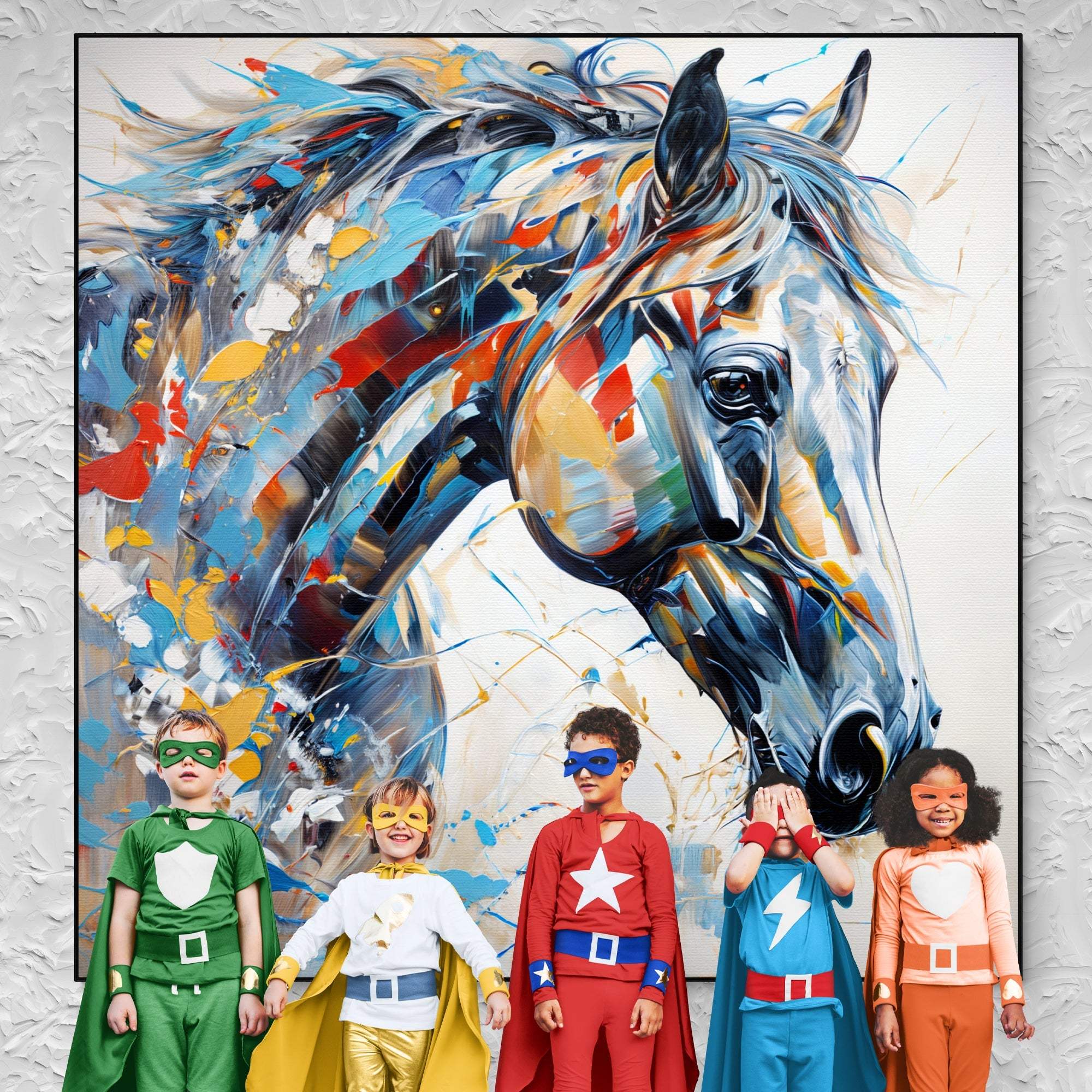 Canvas Print: "Vivid Steed" - Image 3