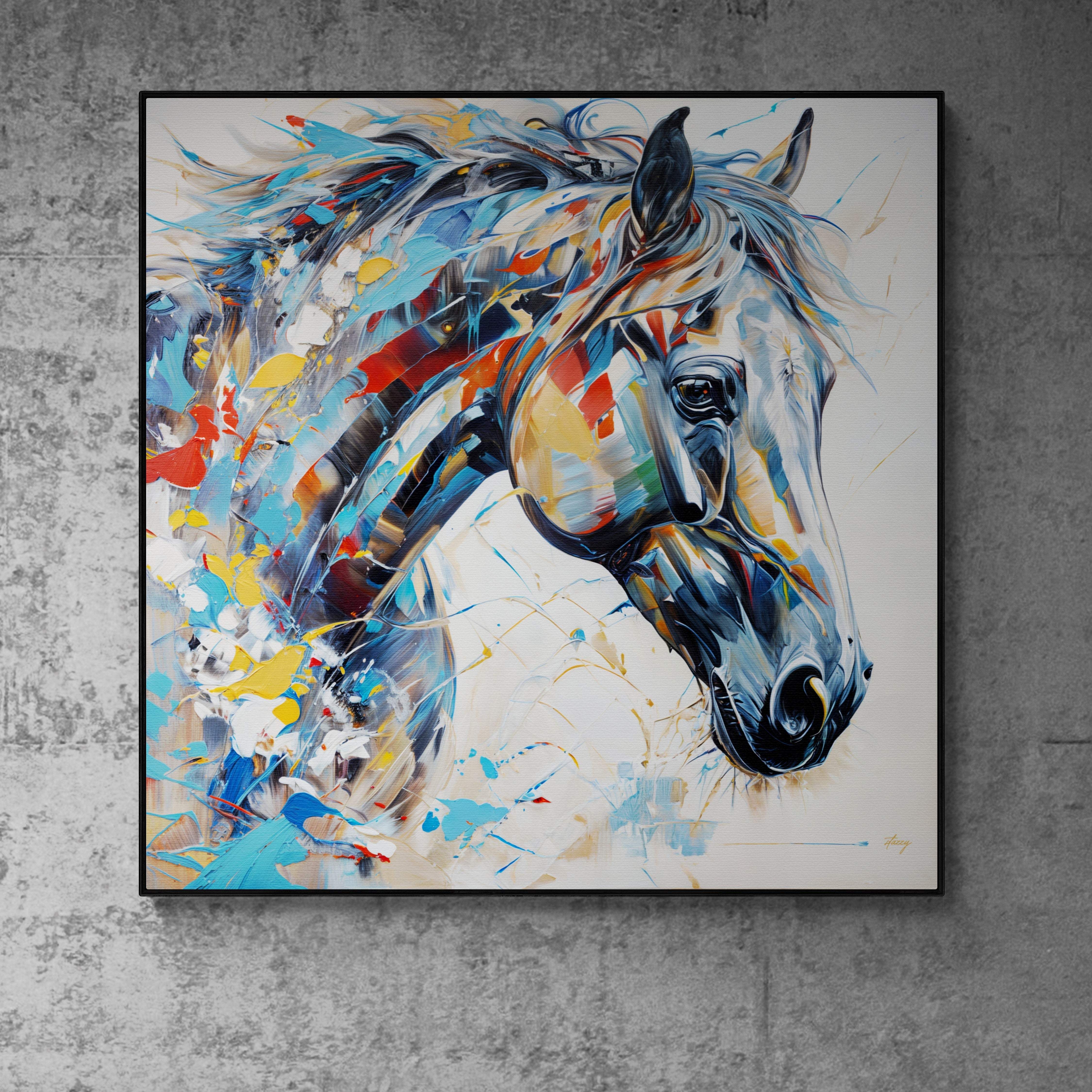Canvas Print: "Vivid Steed" - Image 4