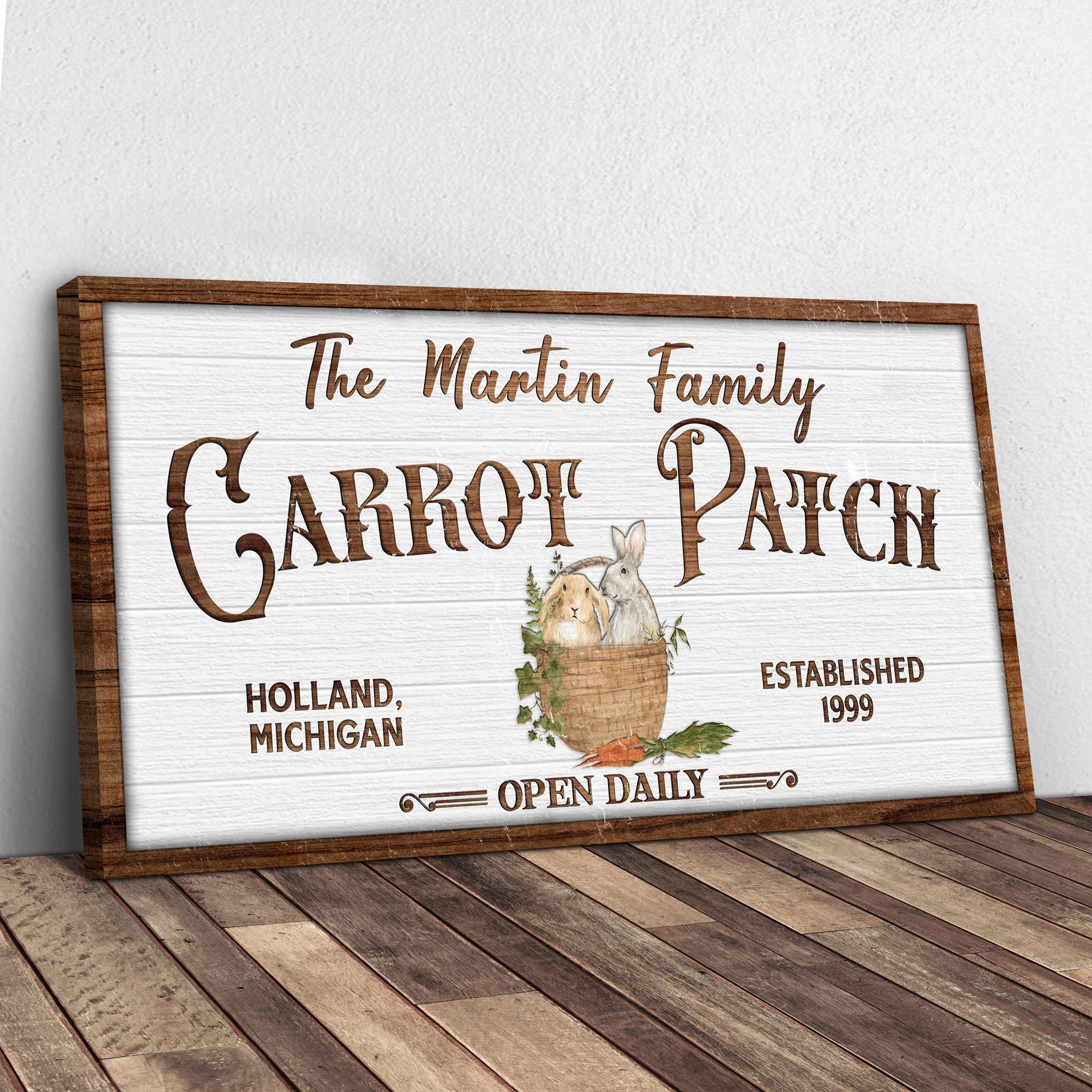 Carrot Patch Easter Sign III - Image 2