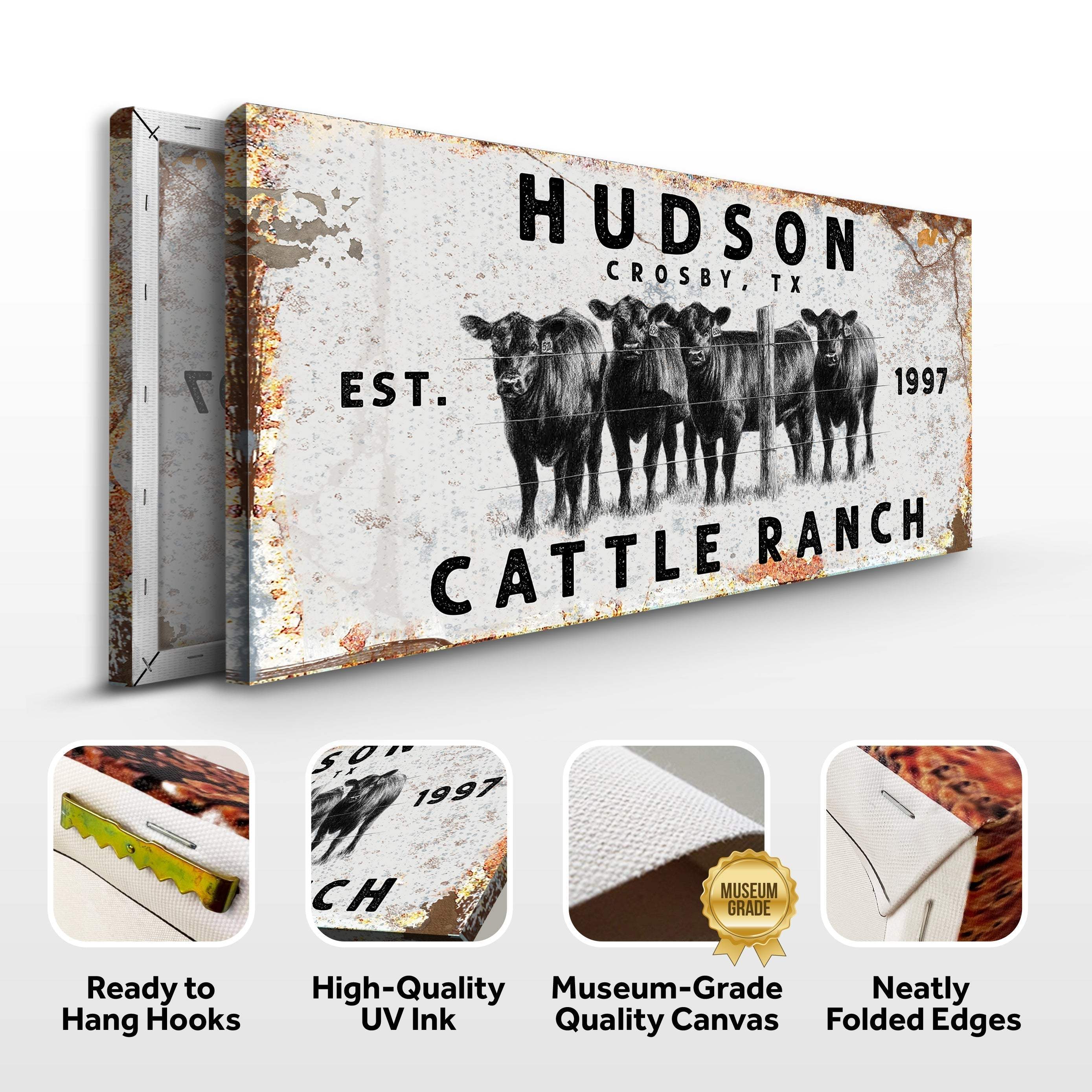 Cattle Ranch Rustic Sign - Image 5