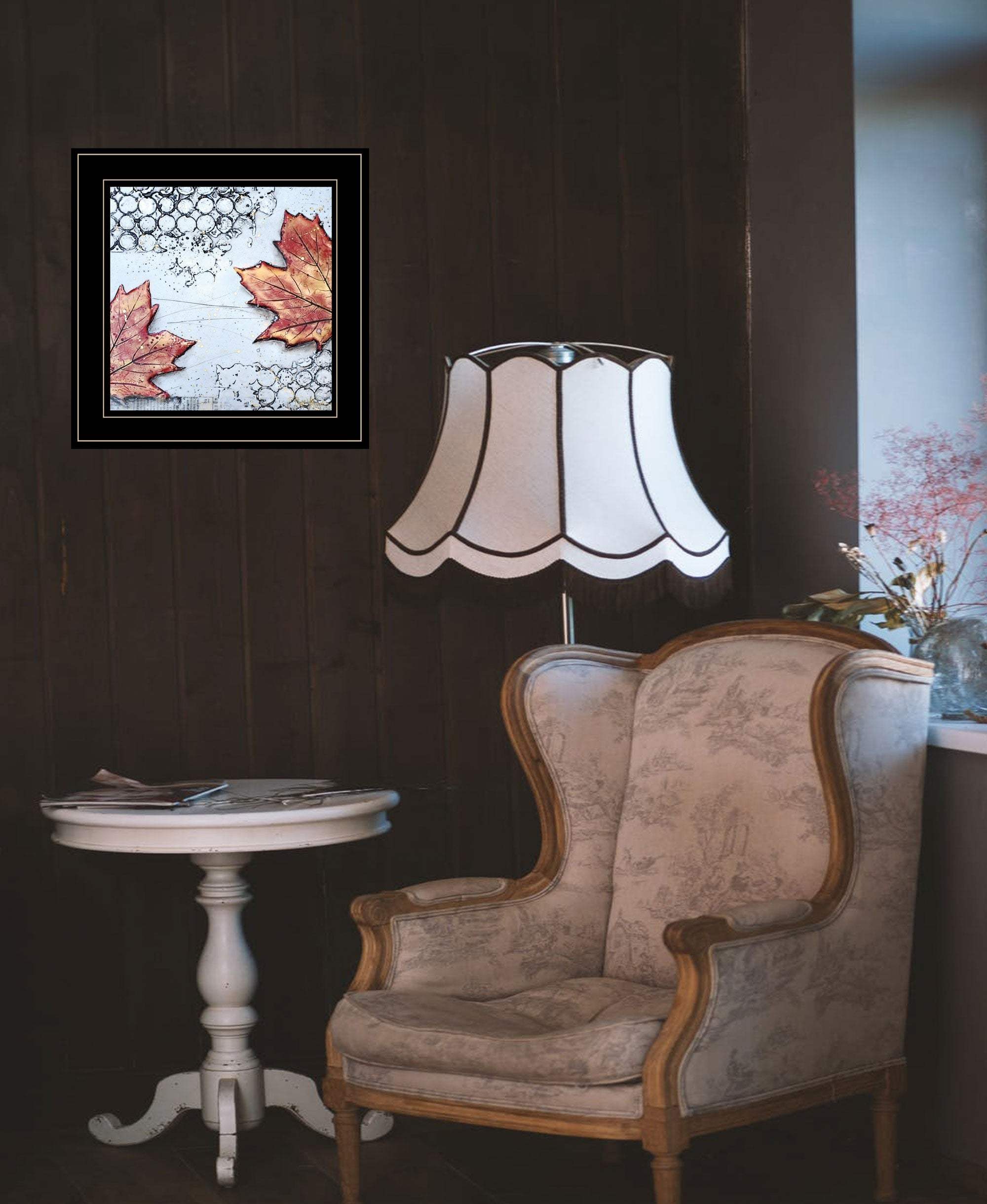 Channeling Fall 3 Black Framed Print Wall Art - Image 4