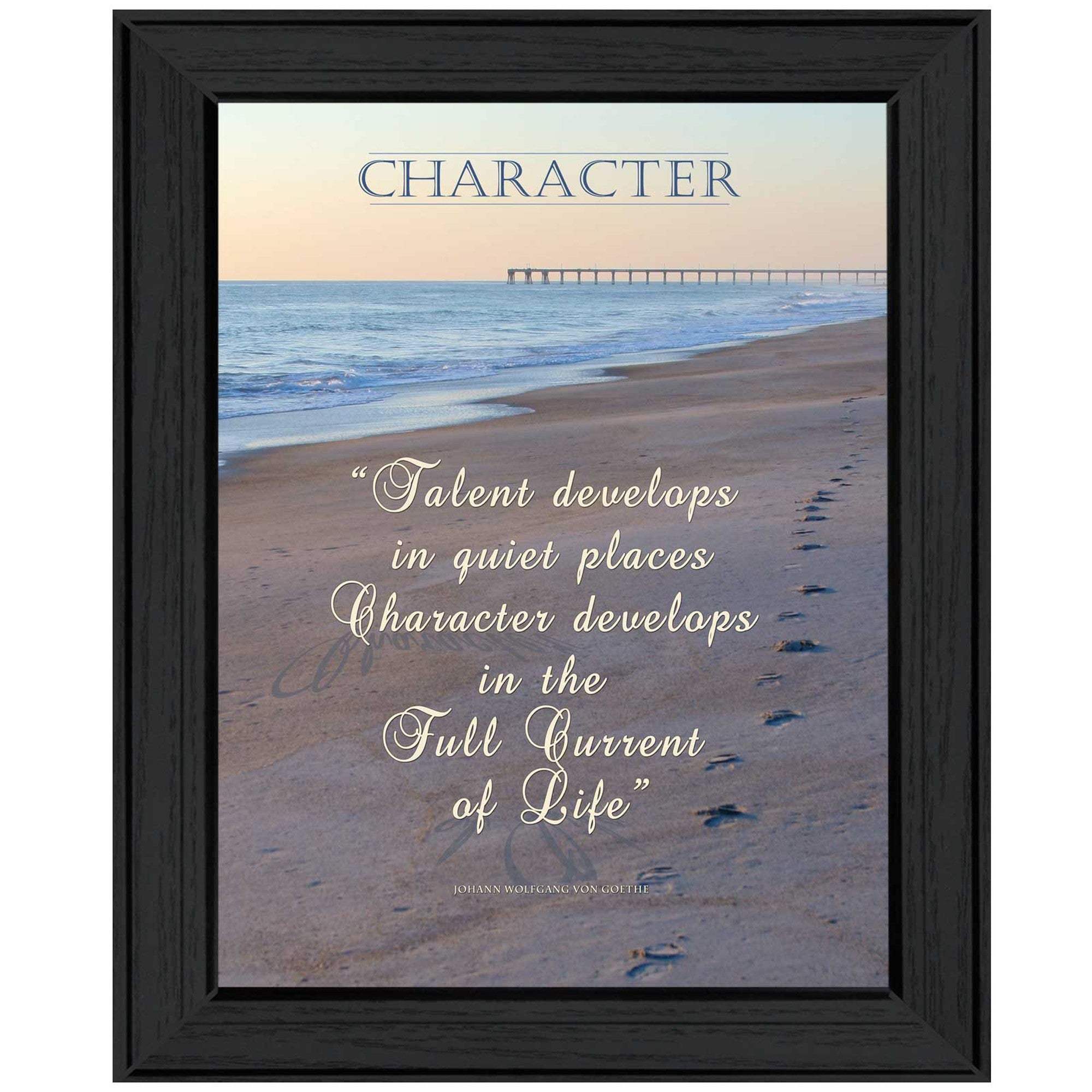 Character 3 Black Framed Print Wall Art - Image 2