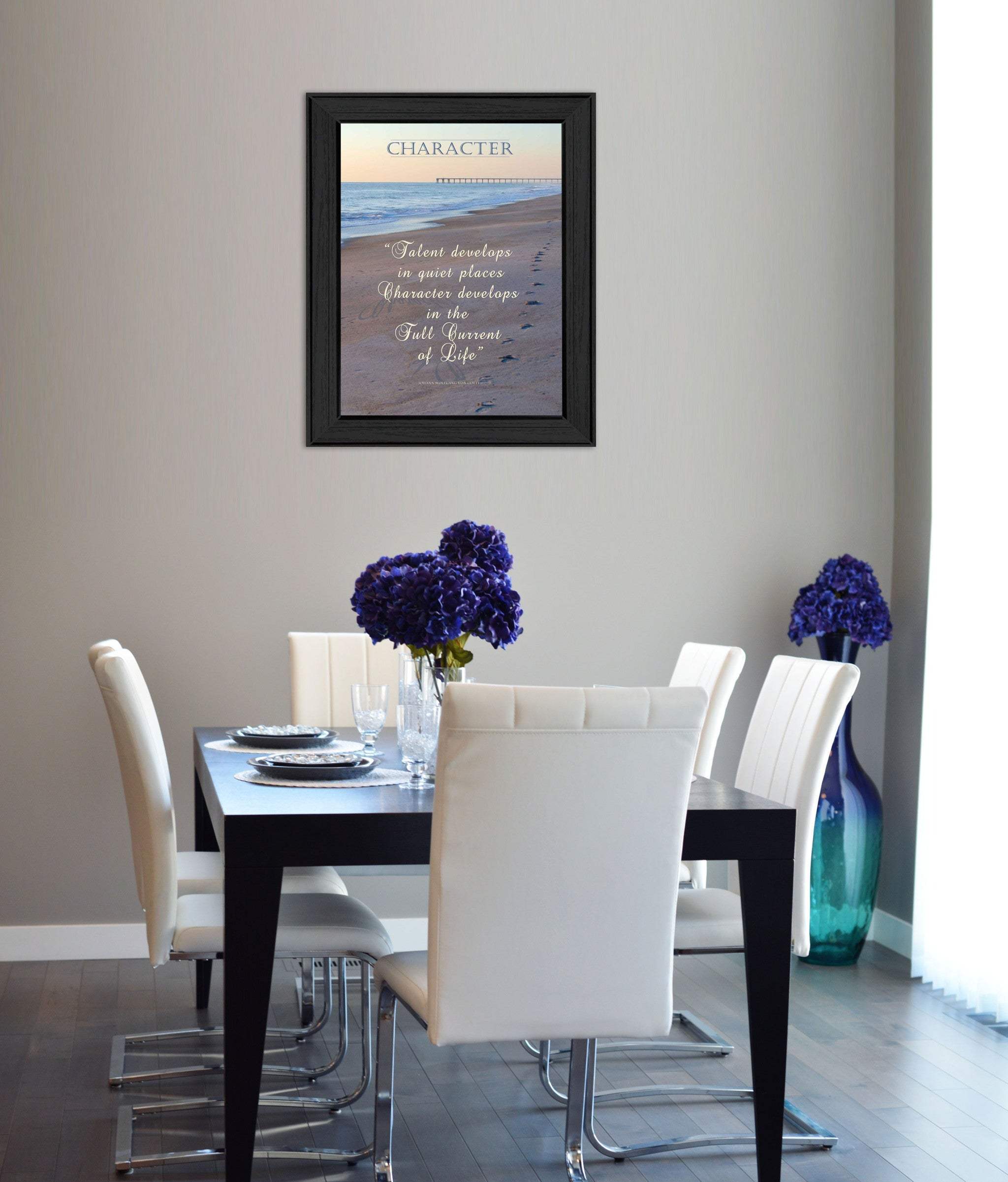 Character 3 Black Framed Print Wall Art - Image 4