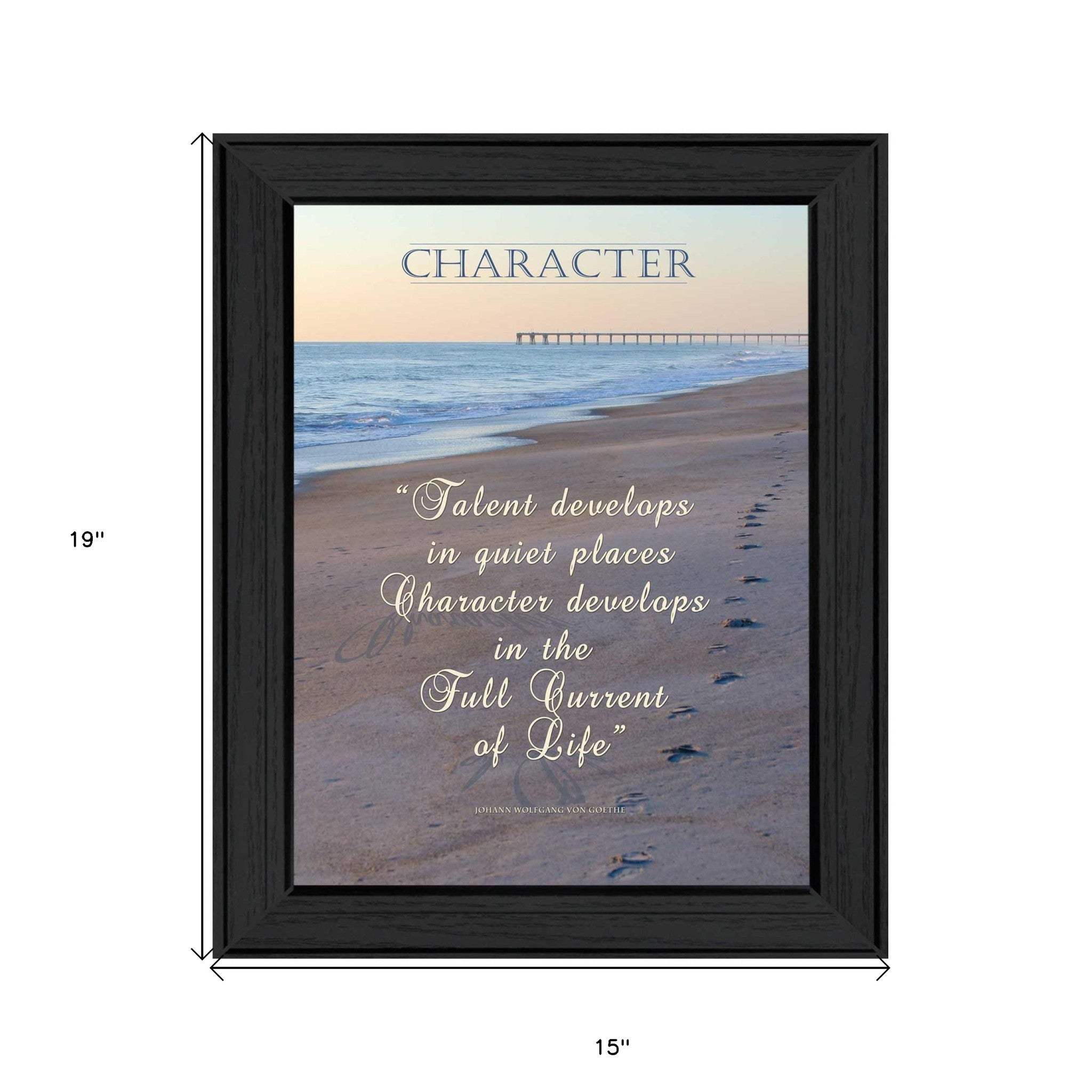 Character 3 Black Framed Print Wall Art - Image 5