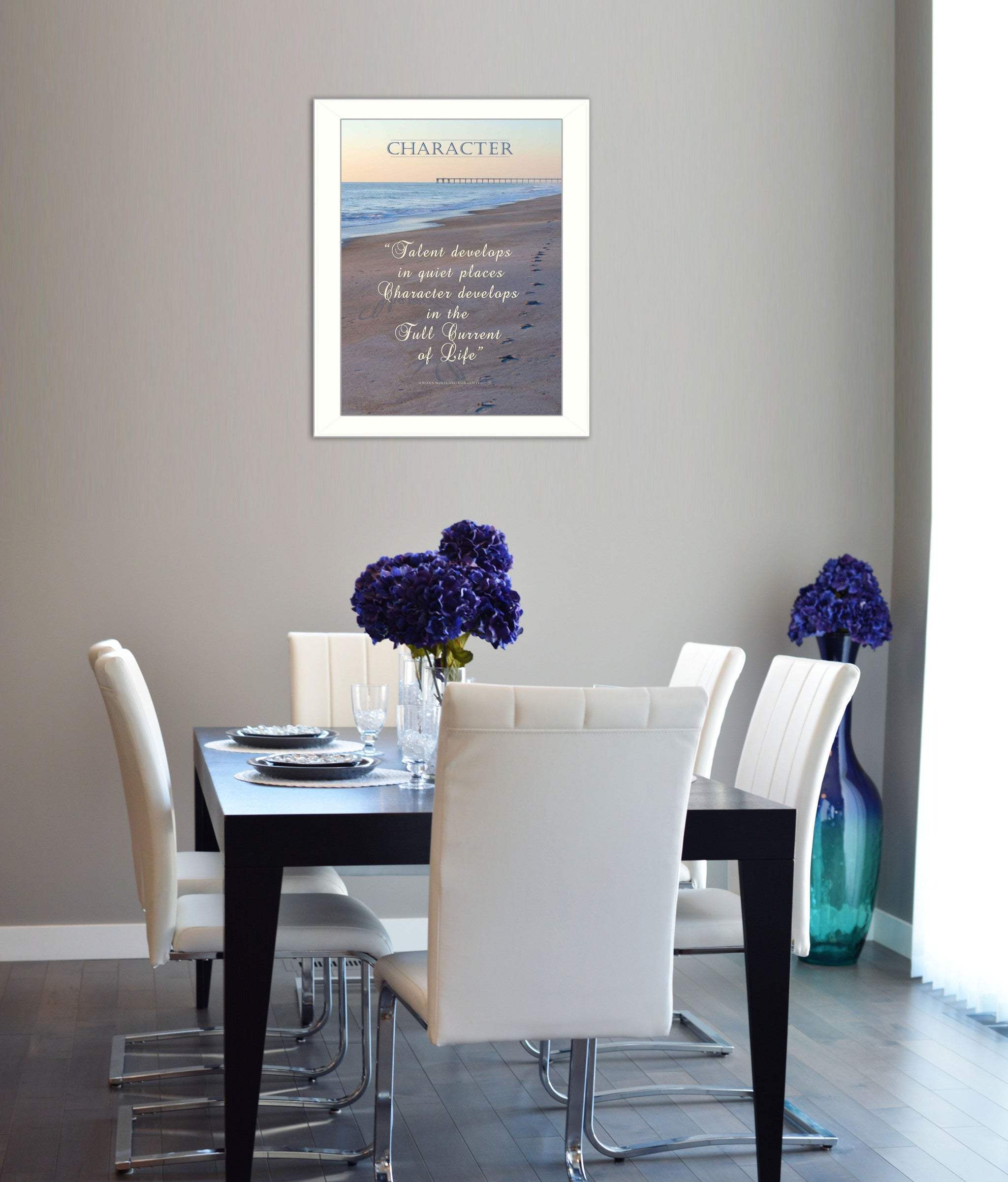 Character 4 White Framed Print Wall Art - Image 5