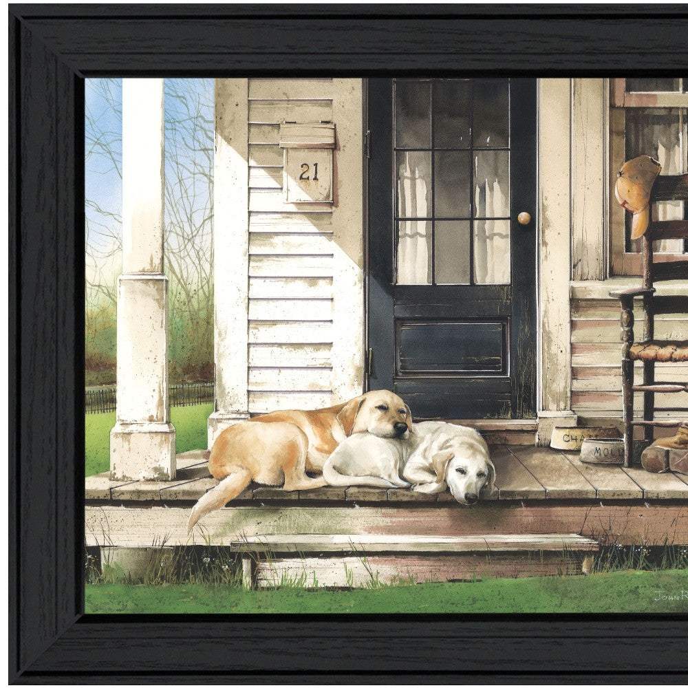 Chase and Molly Black Framed Print Wall Art - Image 3