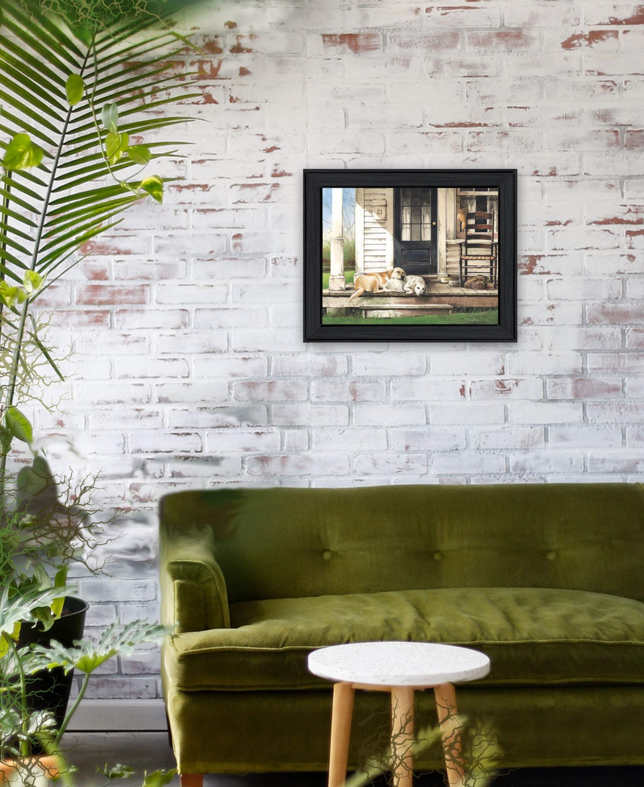 Chase and Molly Black Framed Print Wall Art - Image 5
