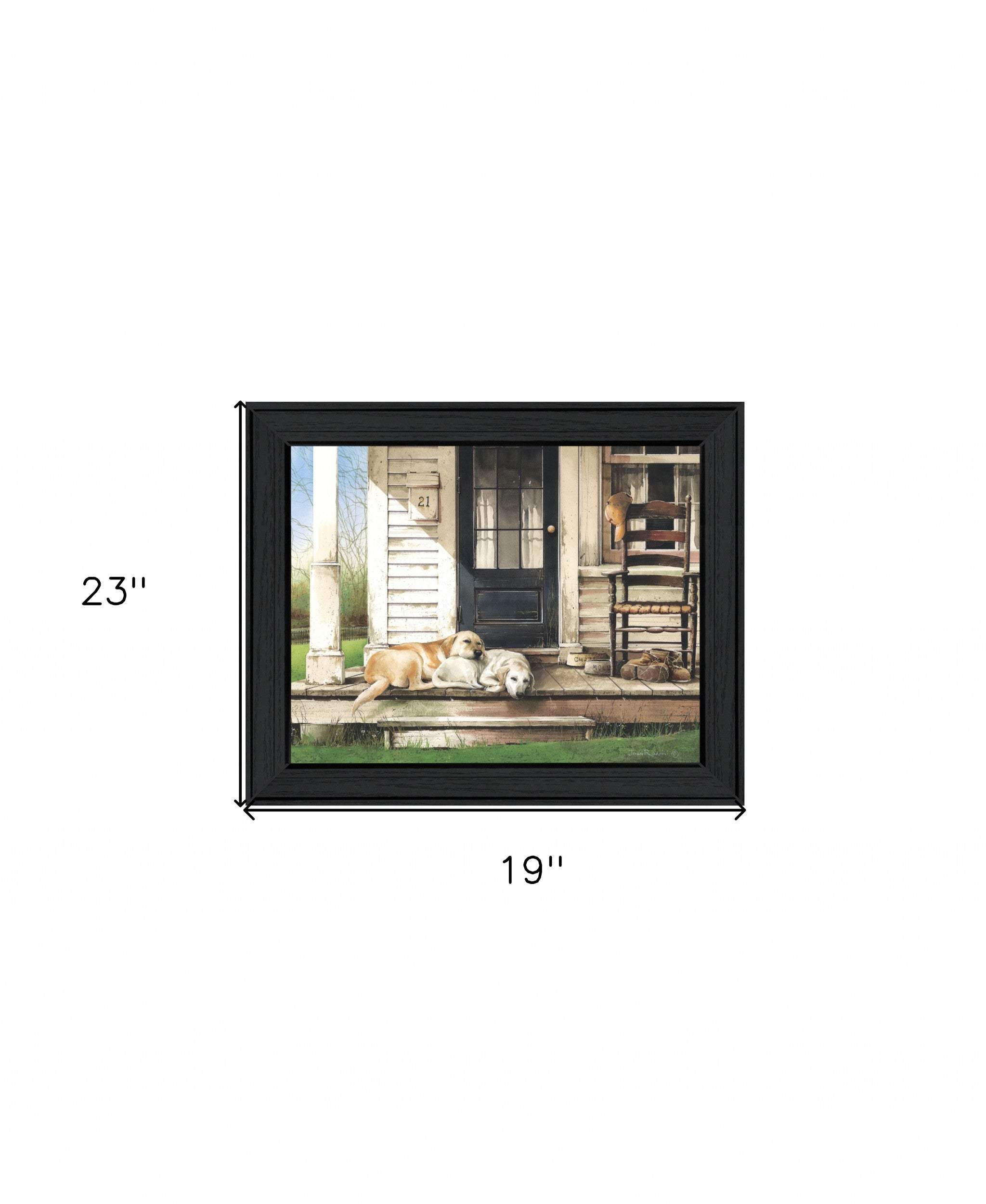 Chase and Molly Black Framed Print Wall Art - Image 6