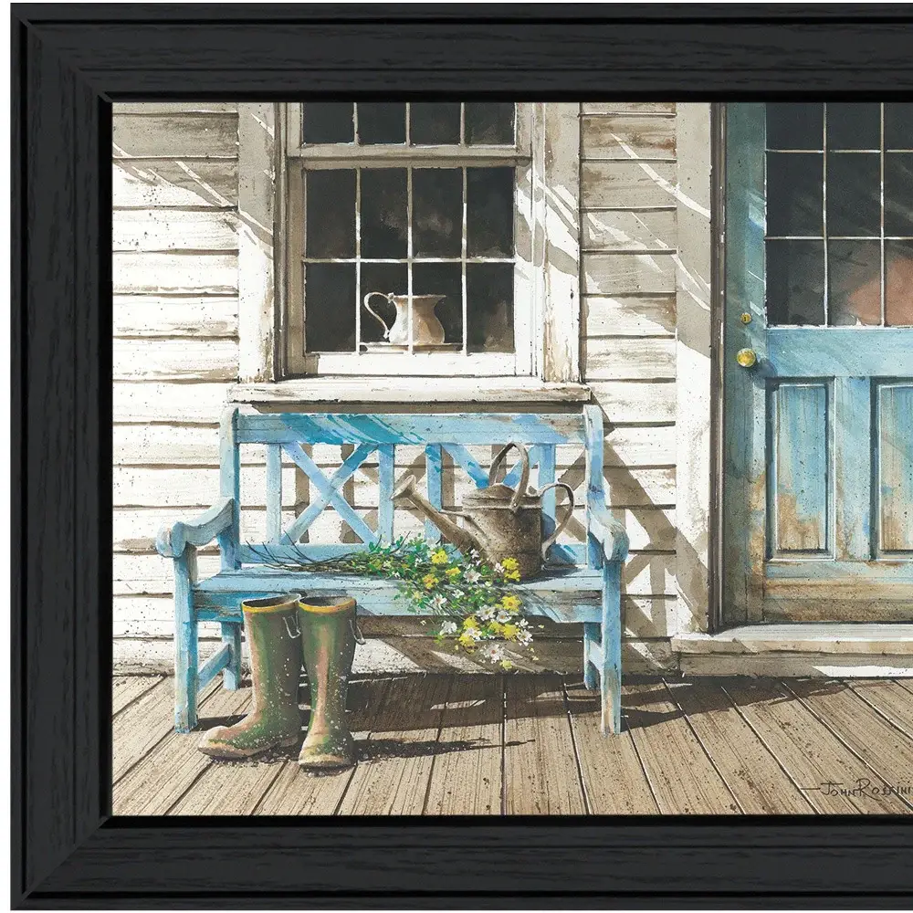 Cheerful Chores Black Framed Print Wall Art - Image 3