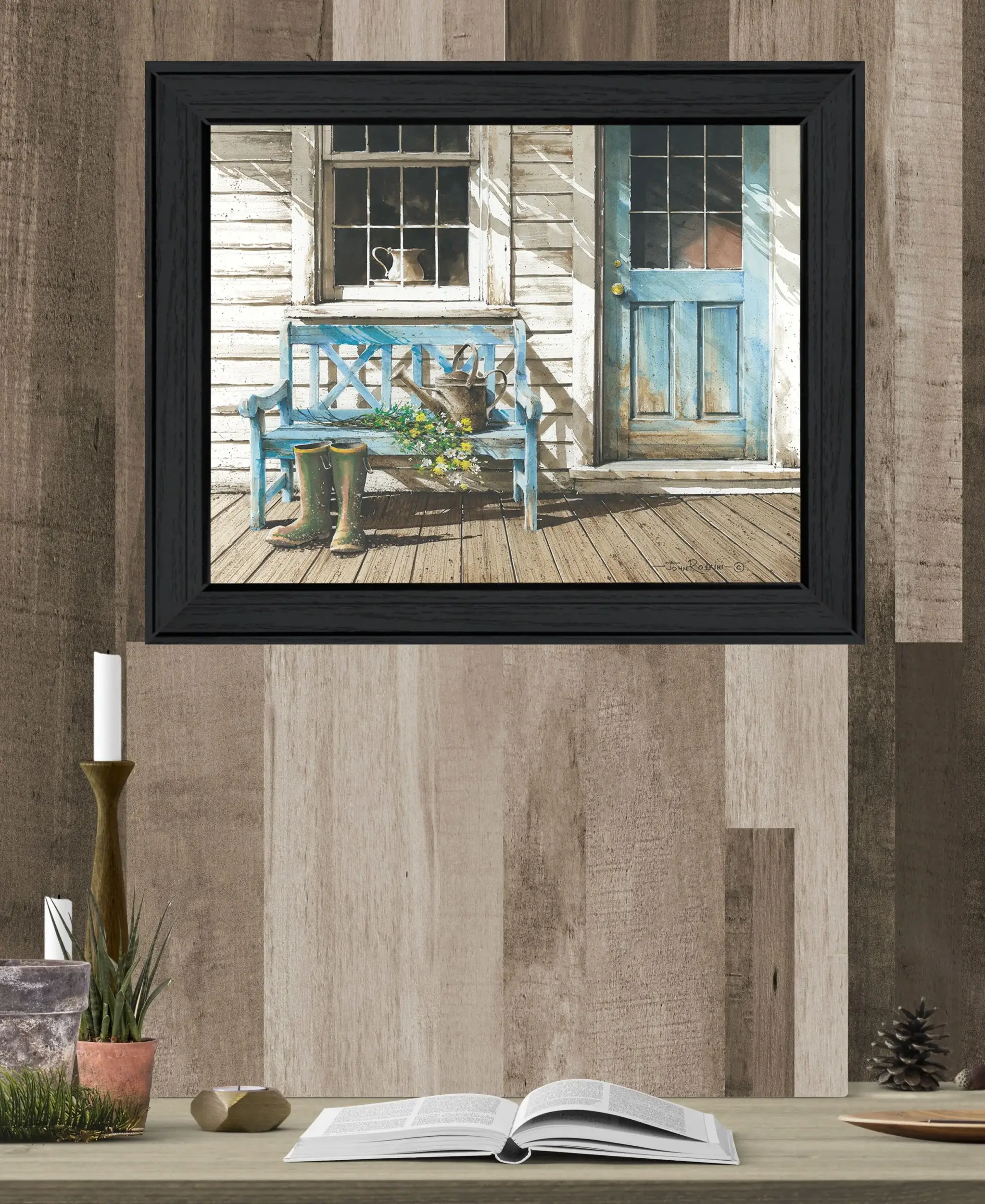 Cheerful Chores Black Framed Print Wall Art - Image 5