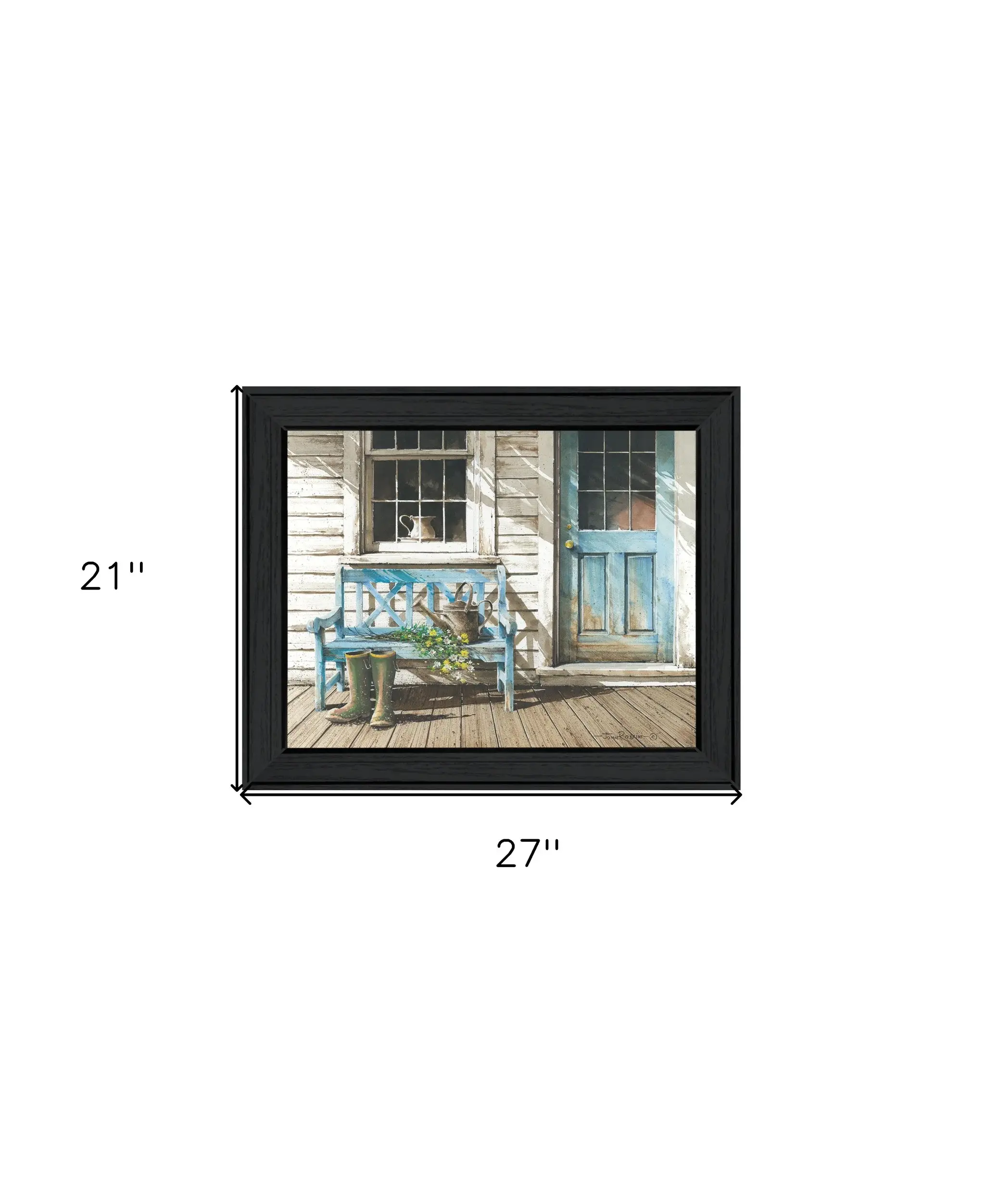 Cheerful Chores Black Framed Print Wall Art - Image 6