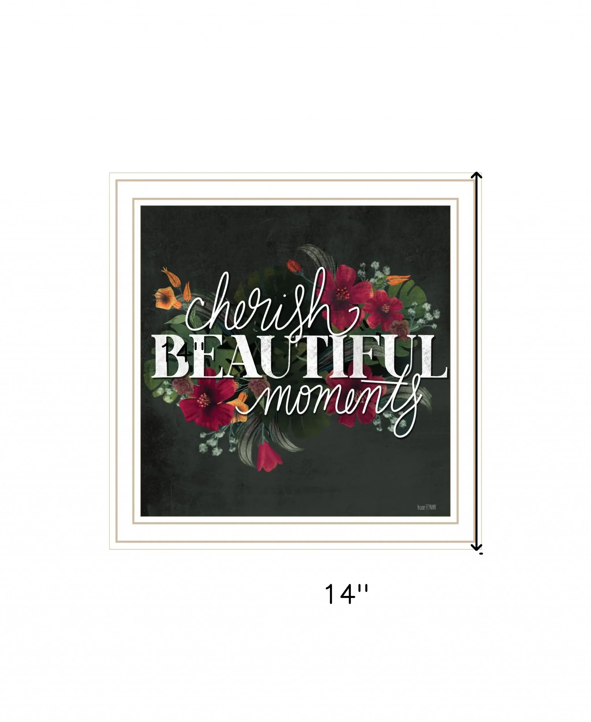 Cherish the Moments 2 White Framed Print Wall Art - Image 5