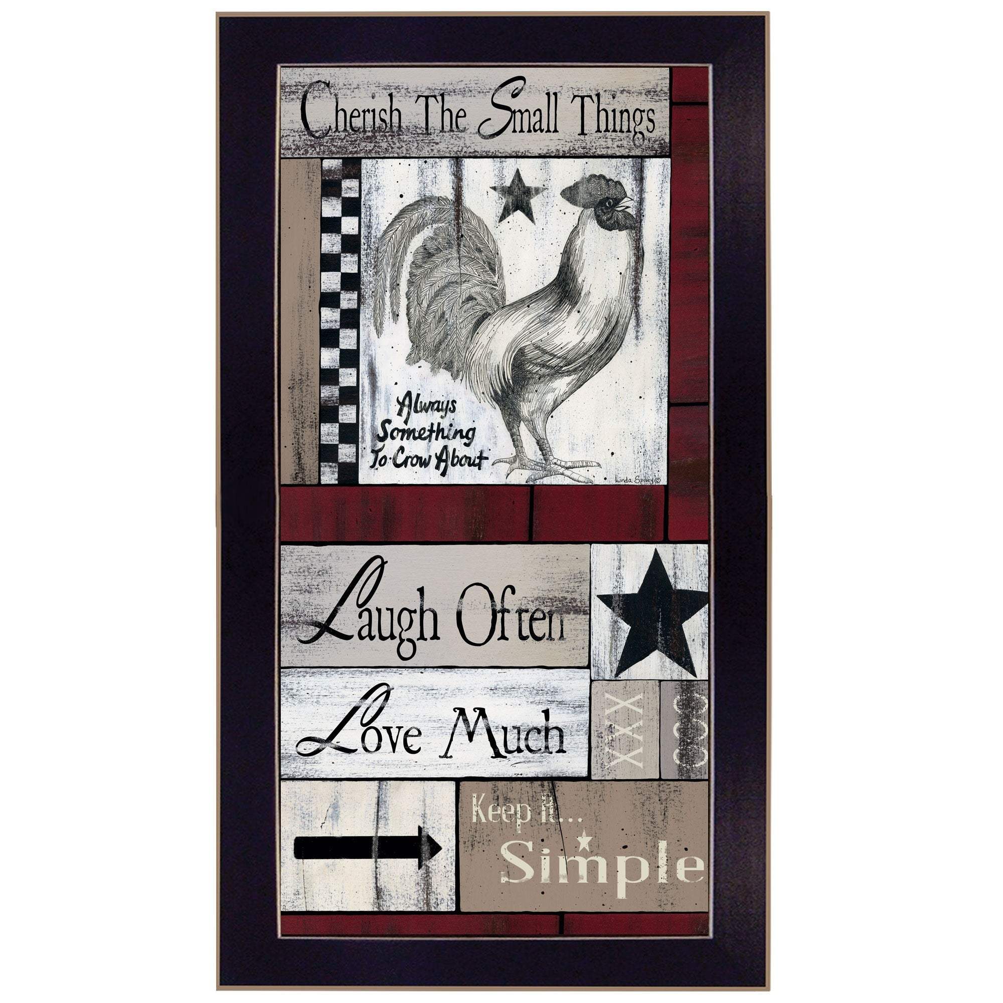 Cherish The Small things 2 Black Framed Print Wall Art - Image 2