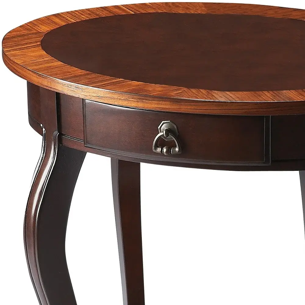 Cherry Nouveau Oval Accent Table - Image 5