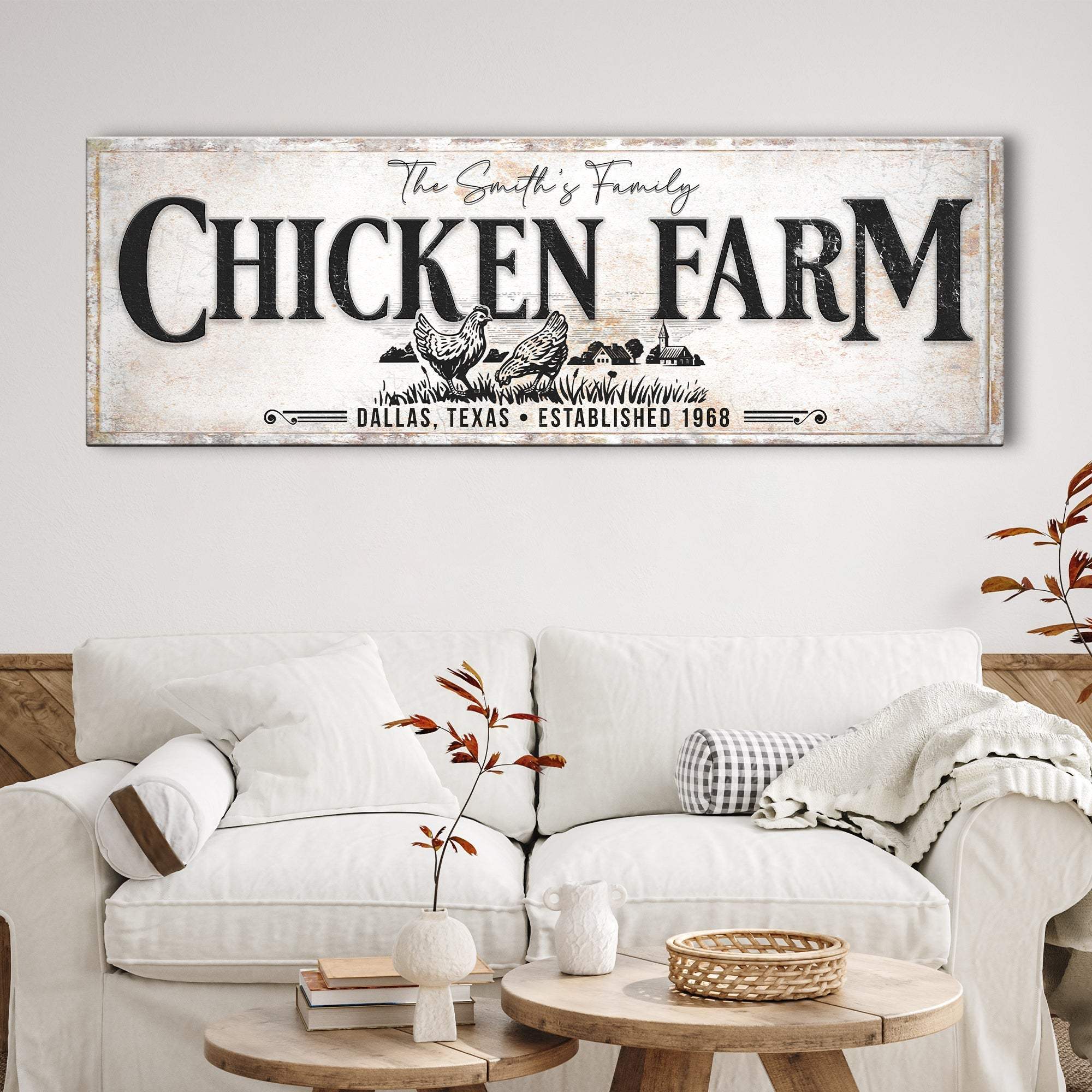 Chicken Family Farm Sign - Image 2