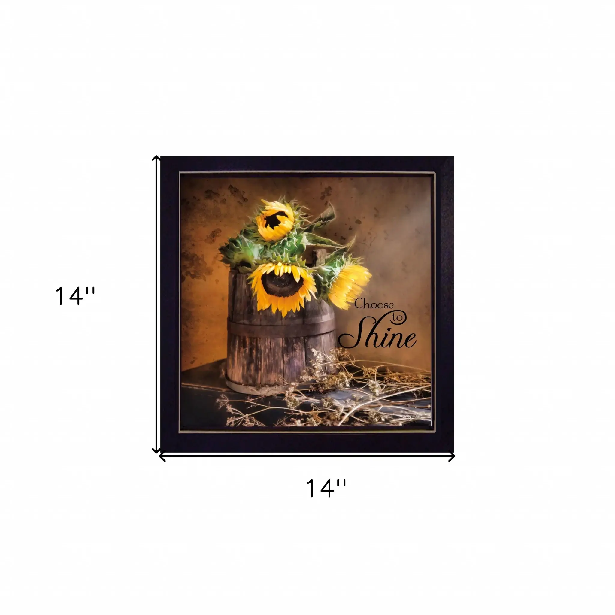 Choose to Shine Black Framed Print Wall Art - Image 6