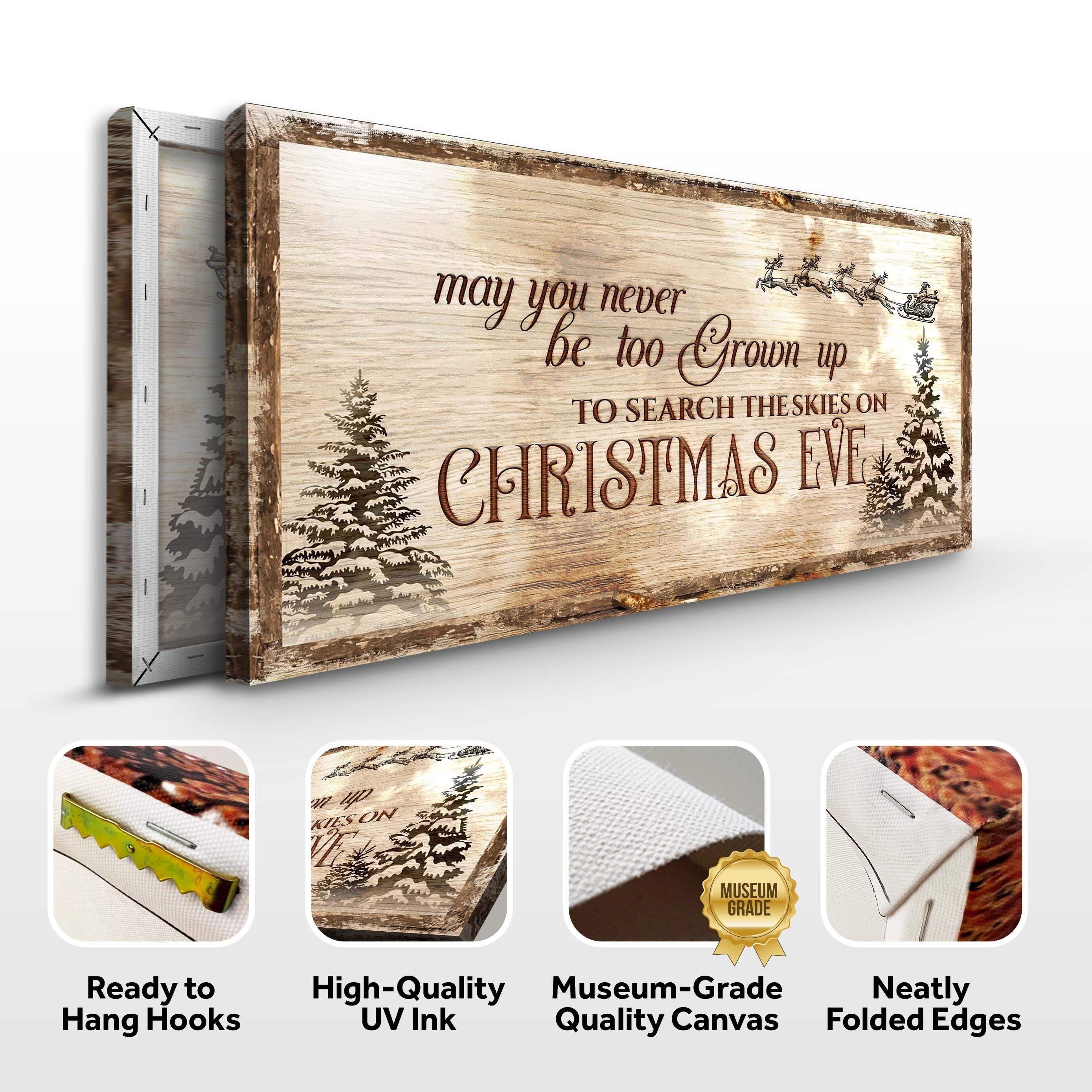 Christmas Eve Farmhouse Sign - Image 4