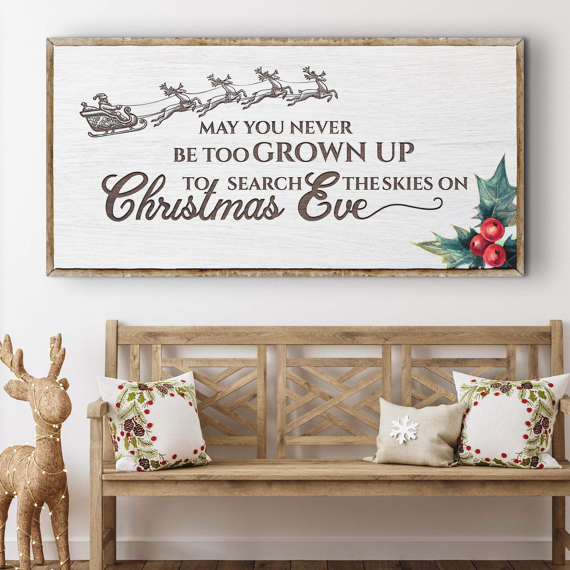 Christmas Eve Farmhouse Sign - Image 7