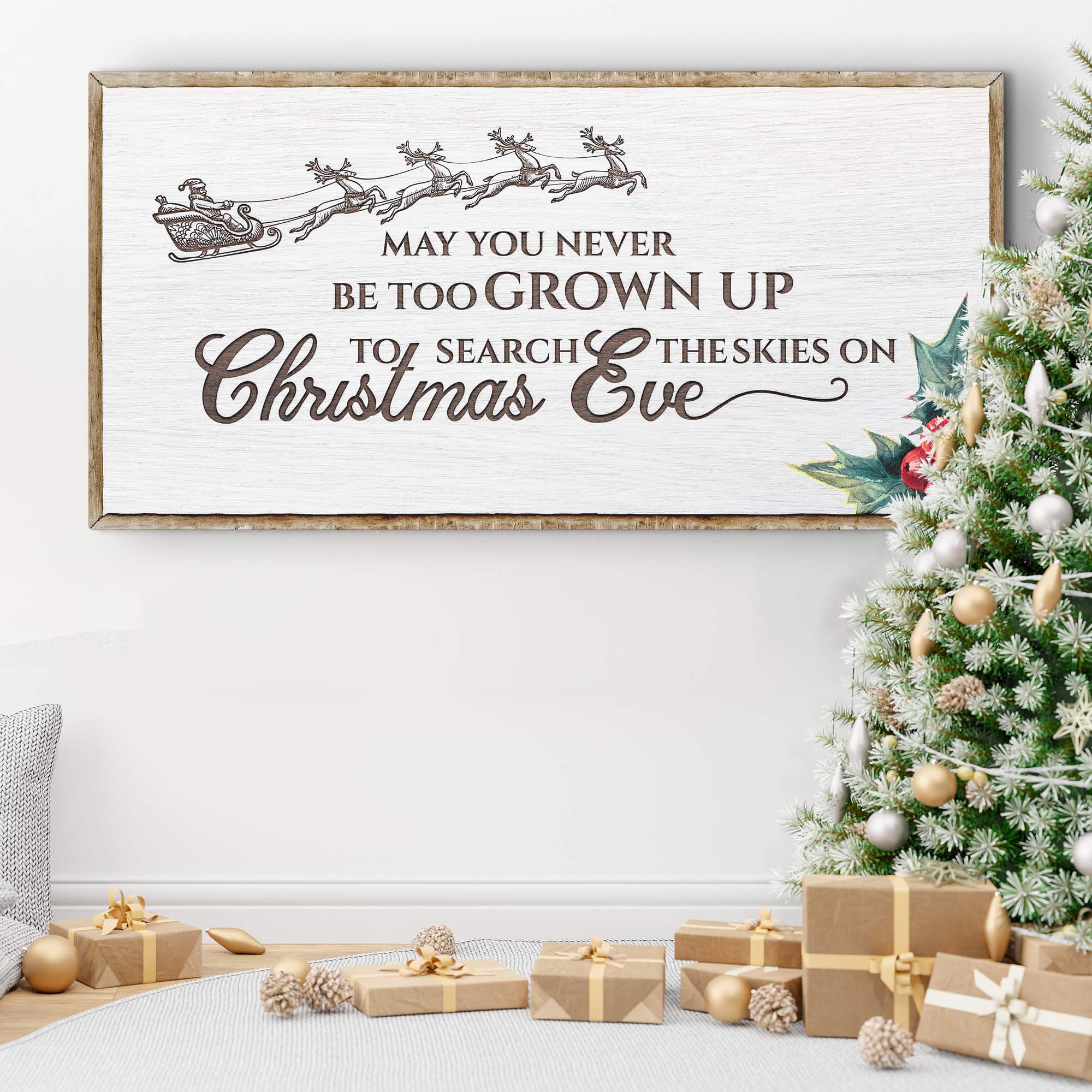 Christmas Eve Farmhouse Sign - Image 8