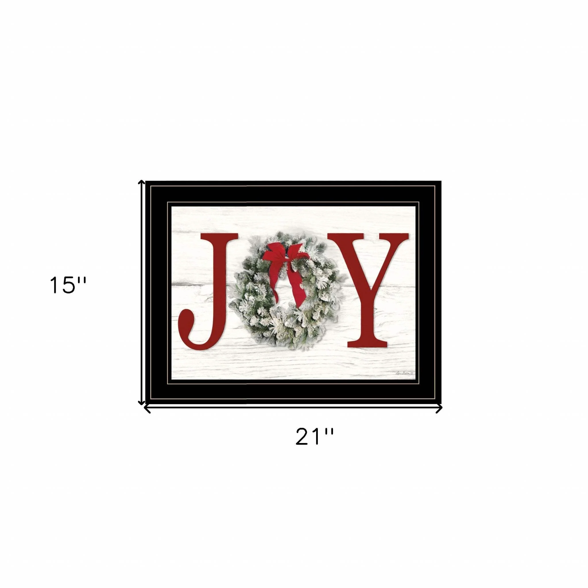Christmas Joy 5 Black Framed Print Wall Art - Image 5