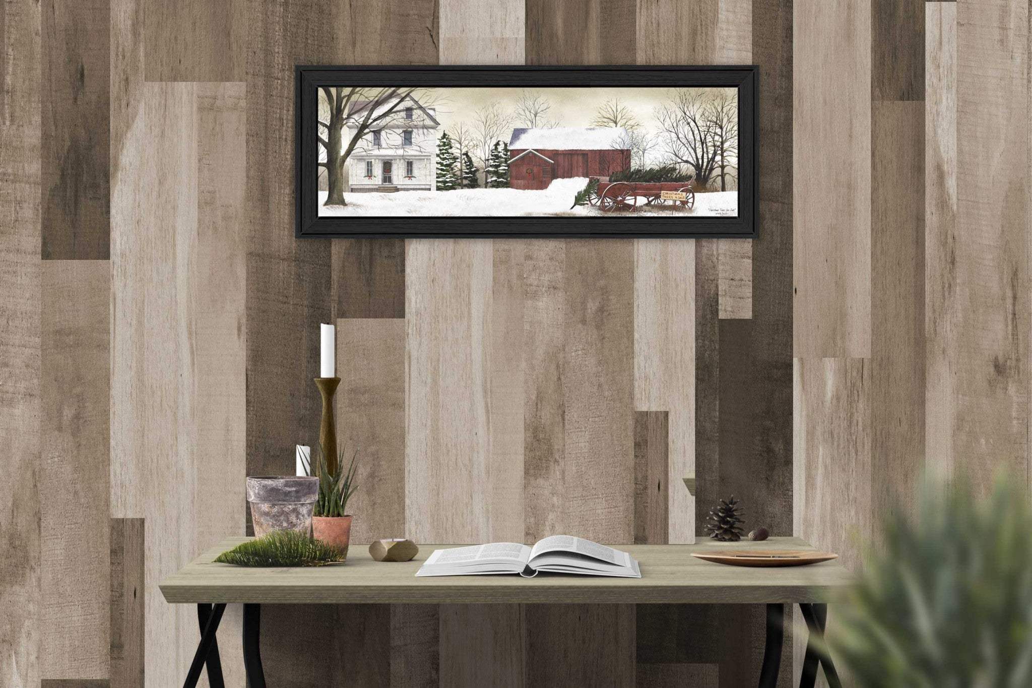 Christmas Trees for Sale 1 Black Framed Print Wall Art - Image 4