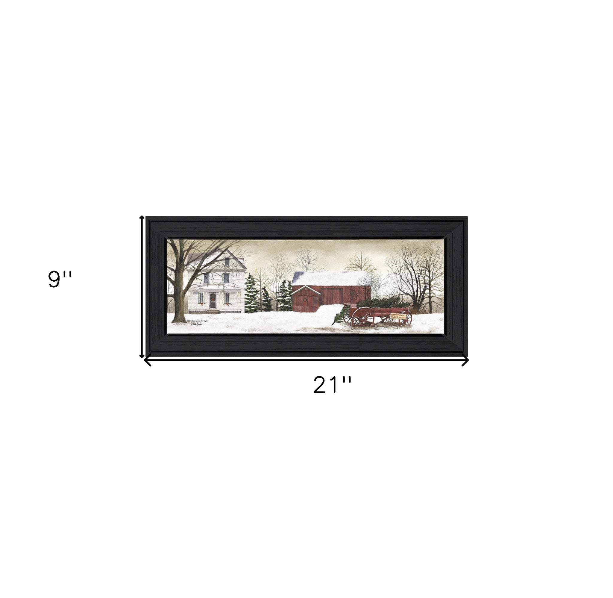 Christmas Trees for Sale 1 Black Framed Print Wall Art - Image 5