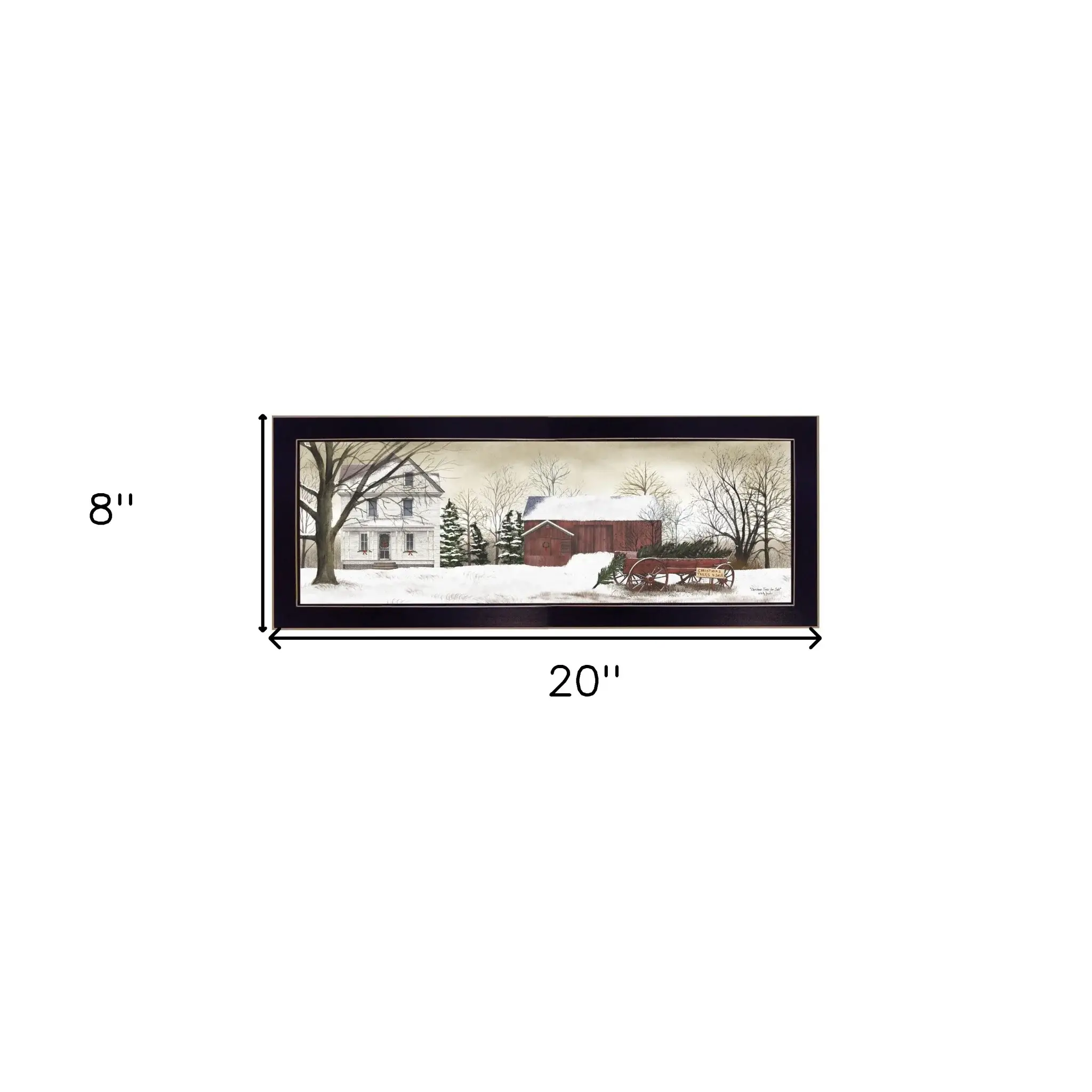 Christmas Trees for Sale 4 Black Framed Print Wall Art - Image 5