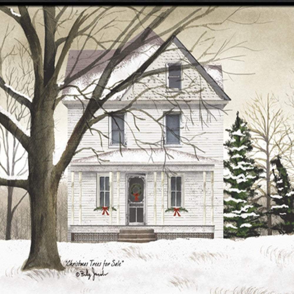 Christmas Trees for Sale 5 Black Framed Print Wall Art - Image 4