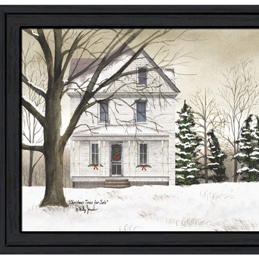 Christmas Trees for Sale 5 Black Framed Print Wall Art - Image 5