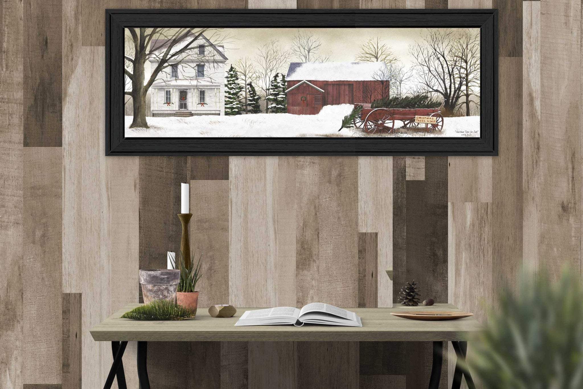 Christmas Trees for Sale 5 Black Framed Print Wall Art - Image 6