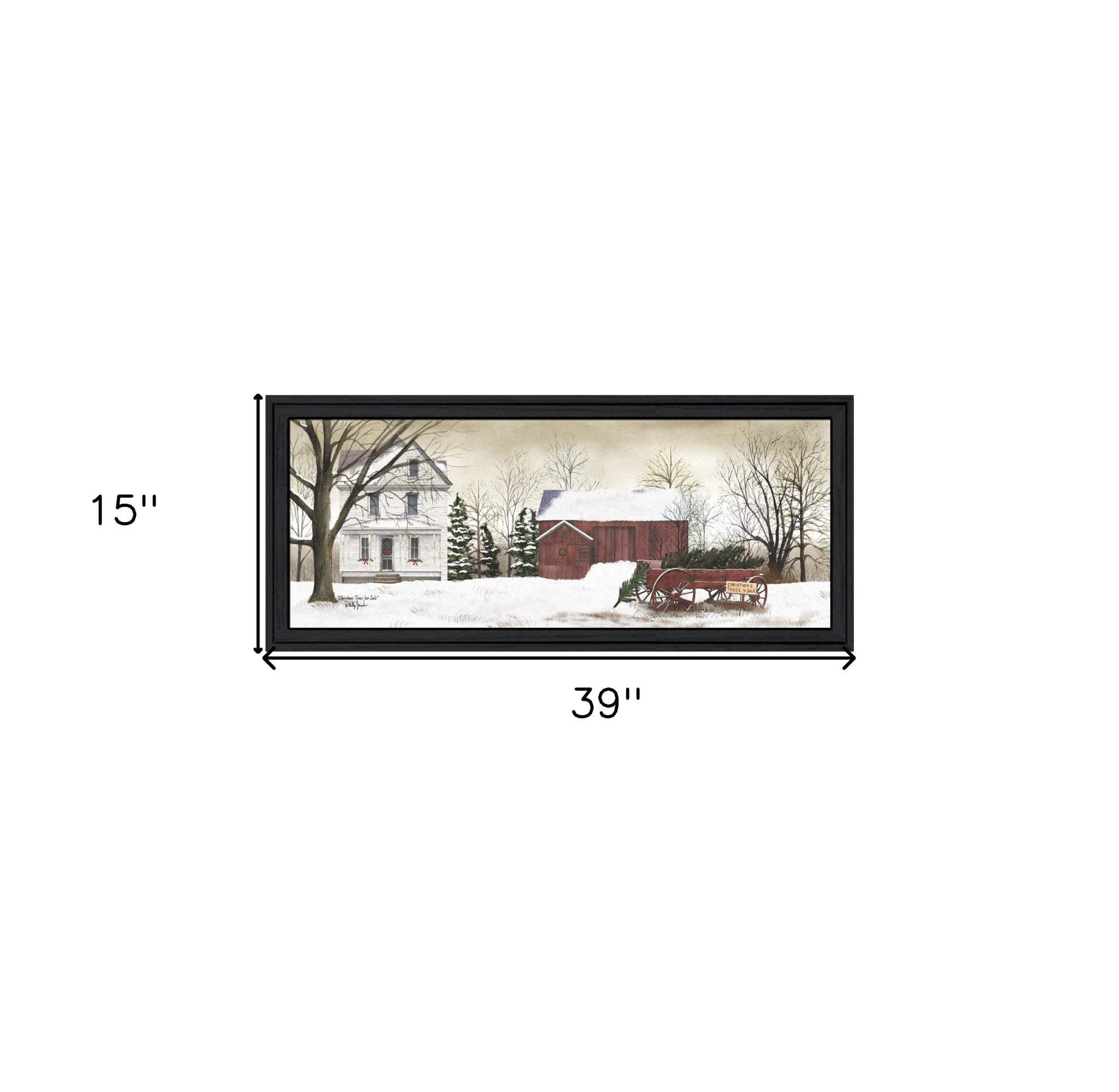Christmas Trees for Sale 5 Black Framed Print Wall Art - Image 8