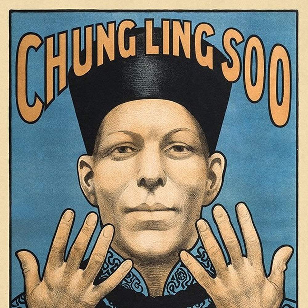 Chung Ling Soo Vintage Magic Unframed Print Wall Art - Image 5