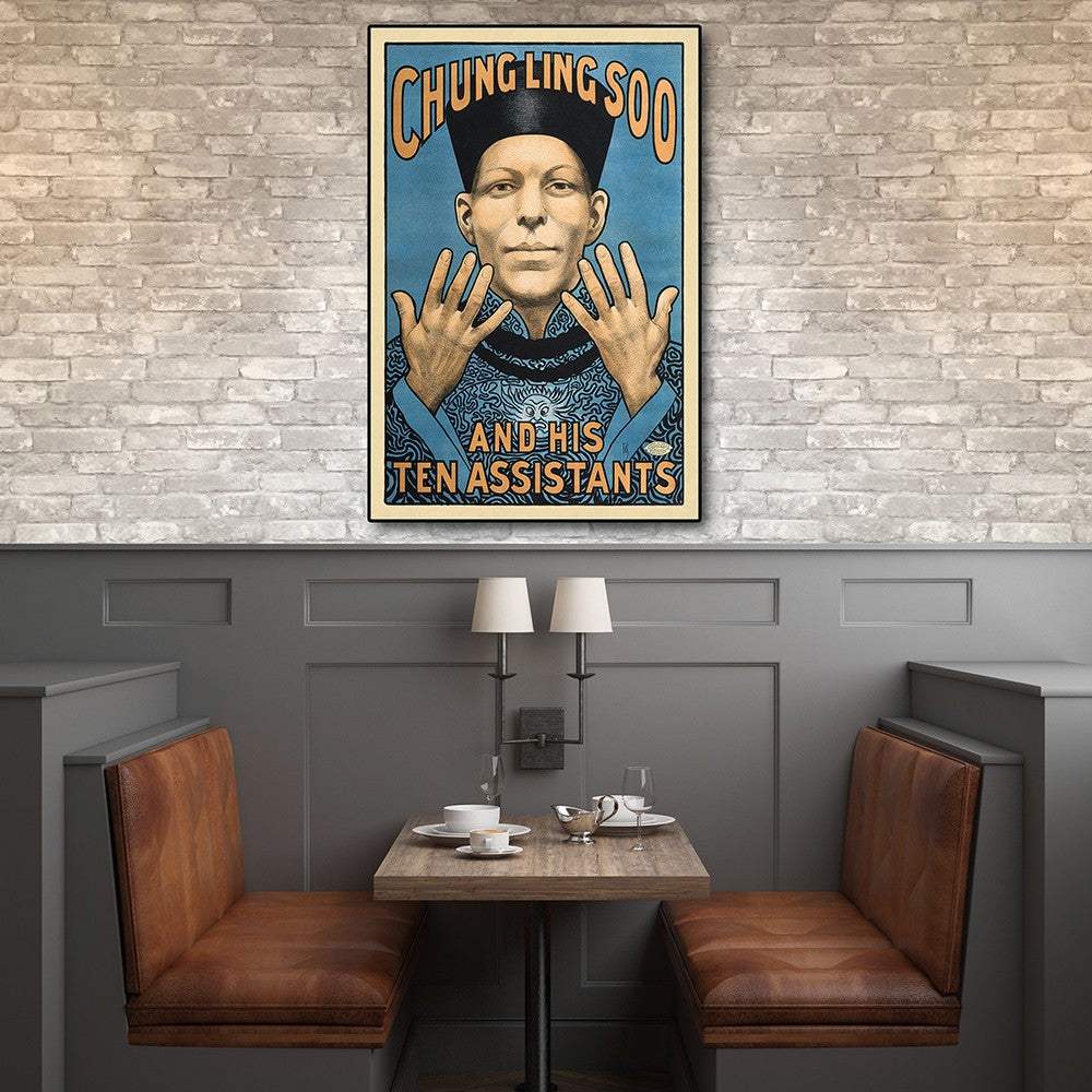 Chung Ling Soo Vintage Magic Unframed Print Wall Art - Image 6
