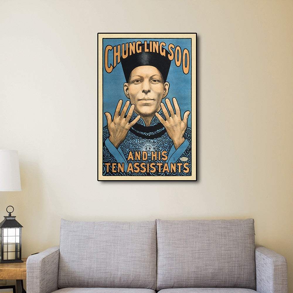 Chung Ling Soo Vintage Magic Unframed Print Wall Art - Image 5