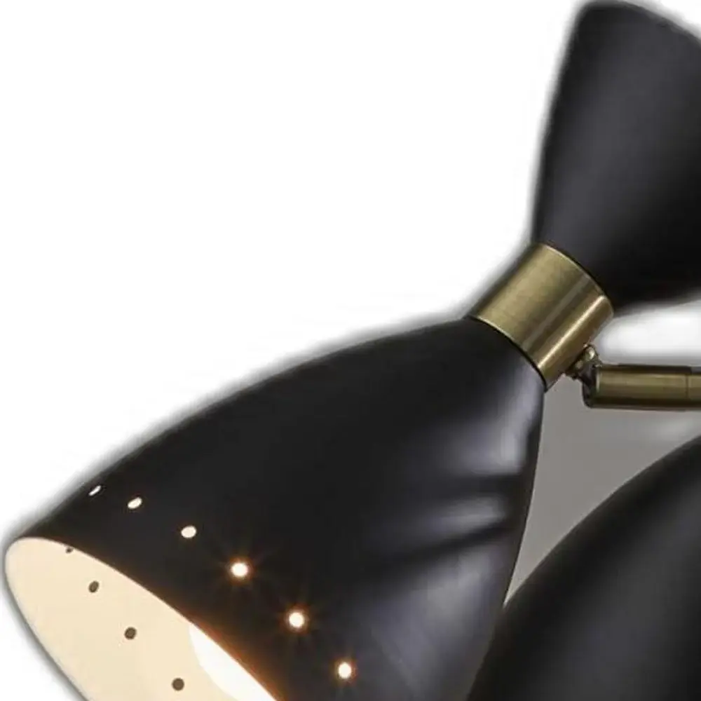 Cinco Diabolo Adjustable Black Metal Pendant - Image 2