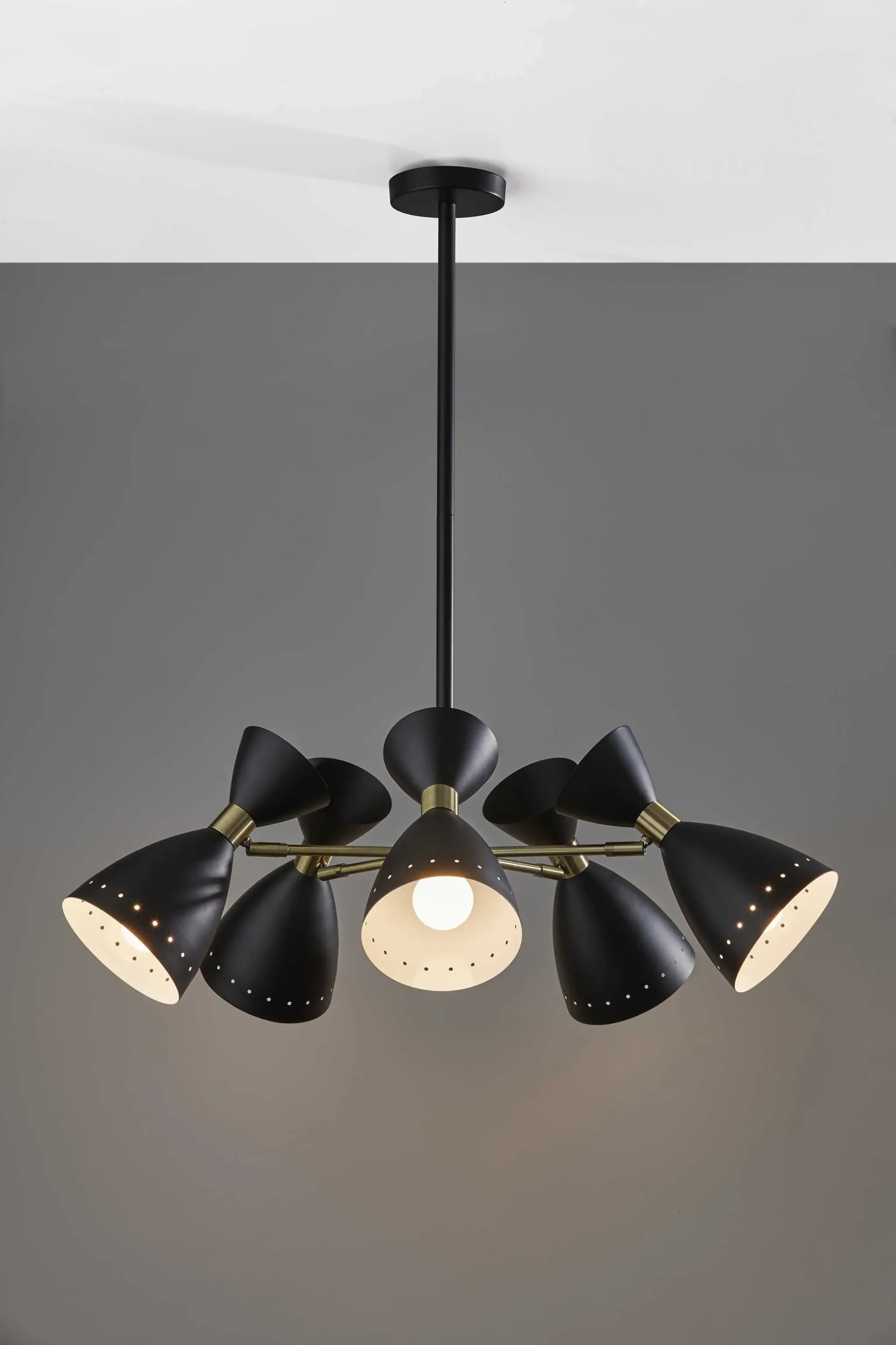 Cinco Diabolo Adjustable Black Metal Pendant - Image 7