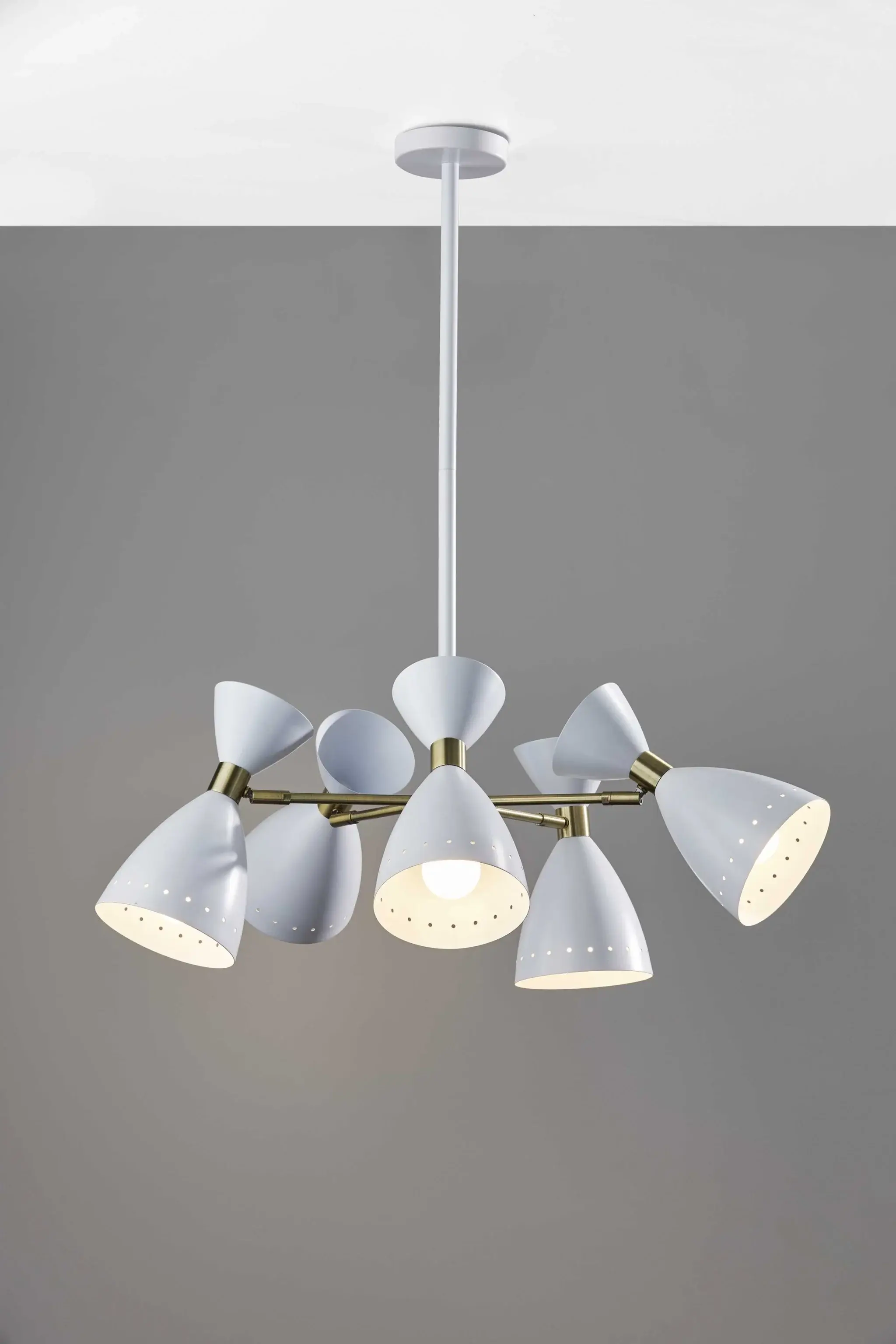 Cinco Diabolo Adjustable White Metal Pendant - Image 2