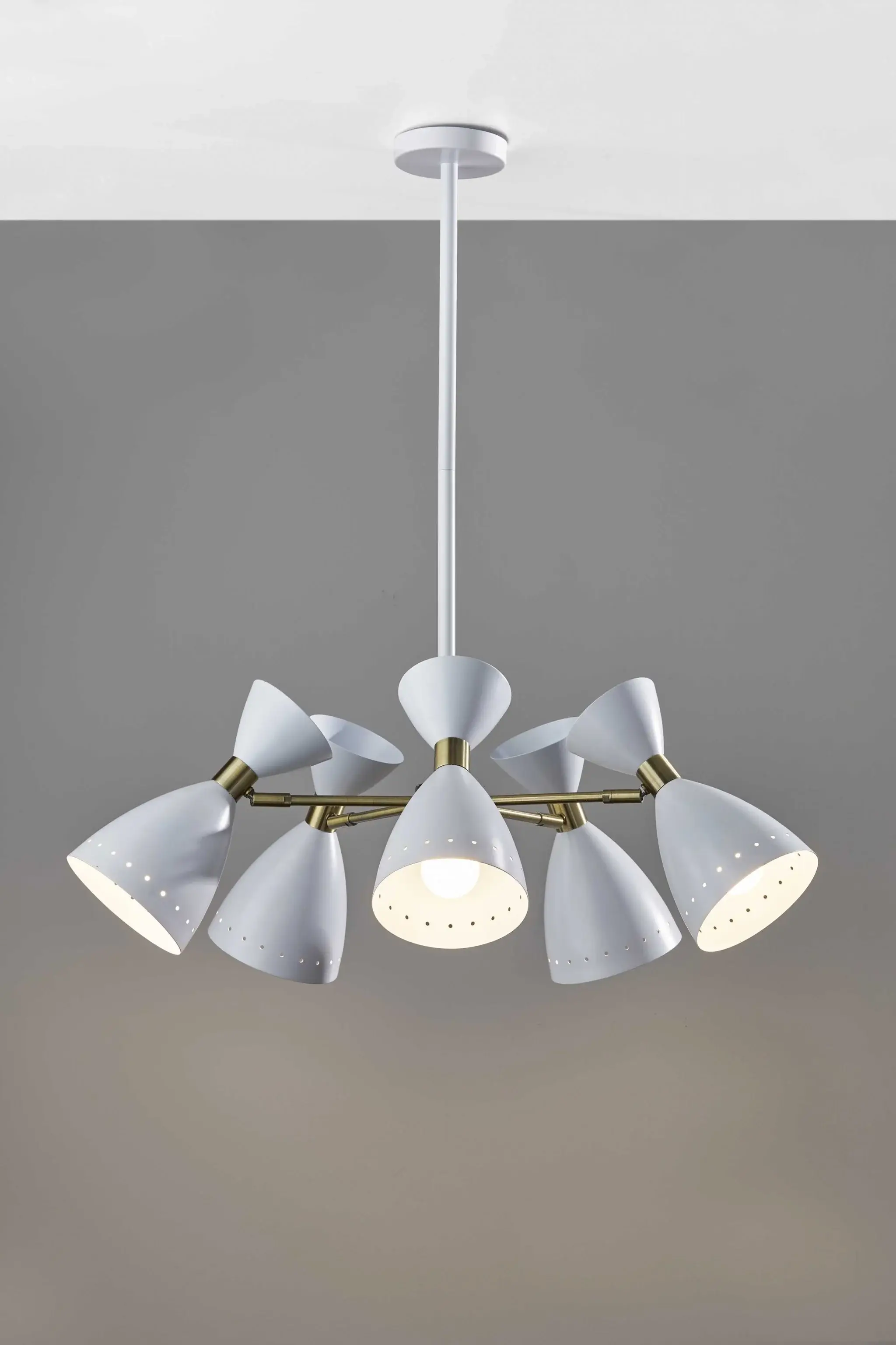 Cinco Diabolo Adjustable White Metal Pendant - Image 3