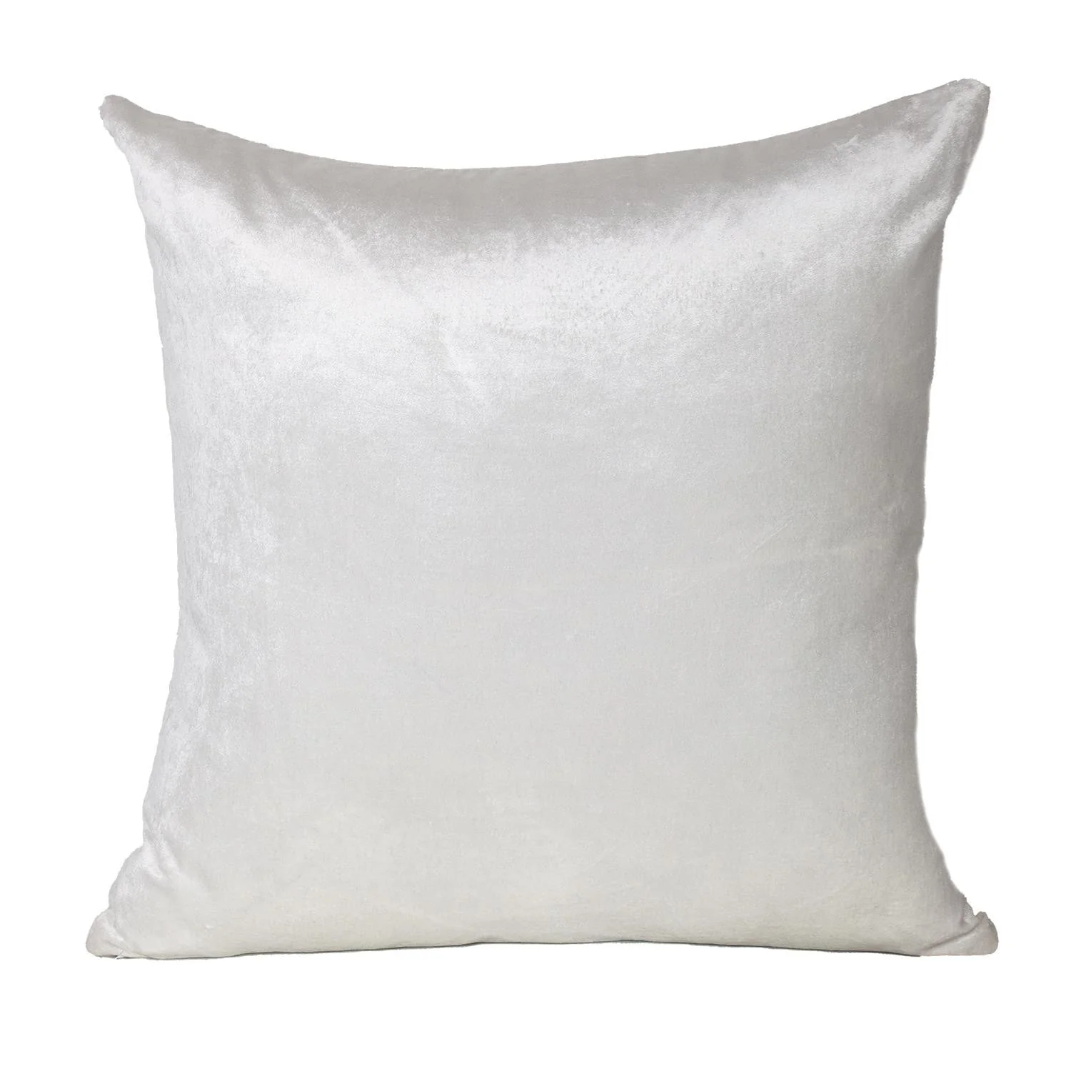 Classic 20" Solid Color White Soft Touch Throw Pillow - Image 4