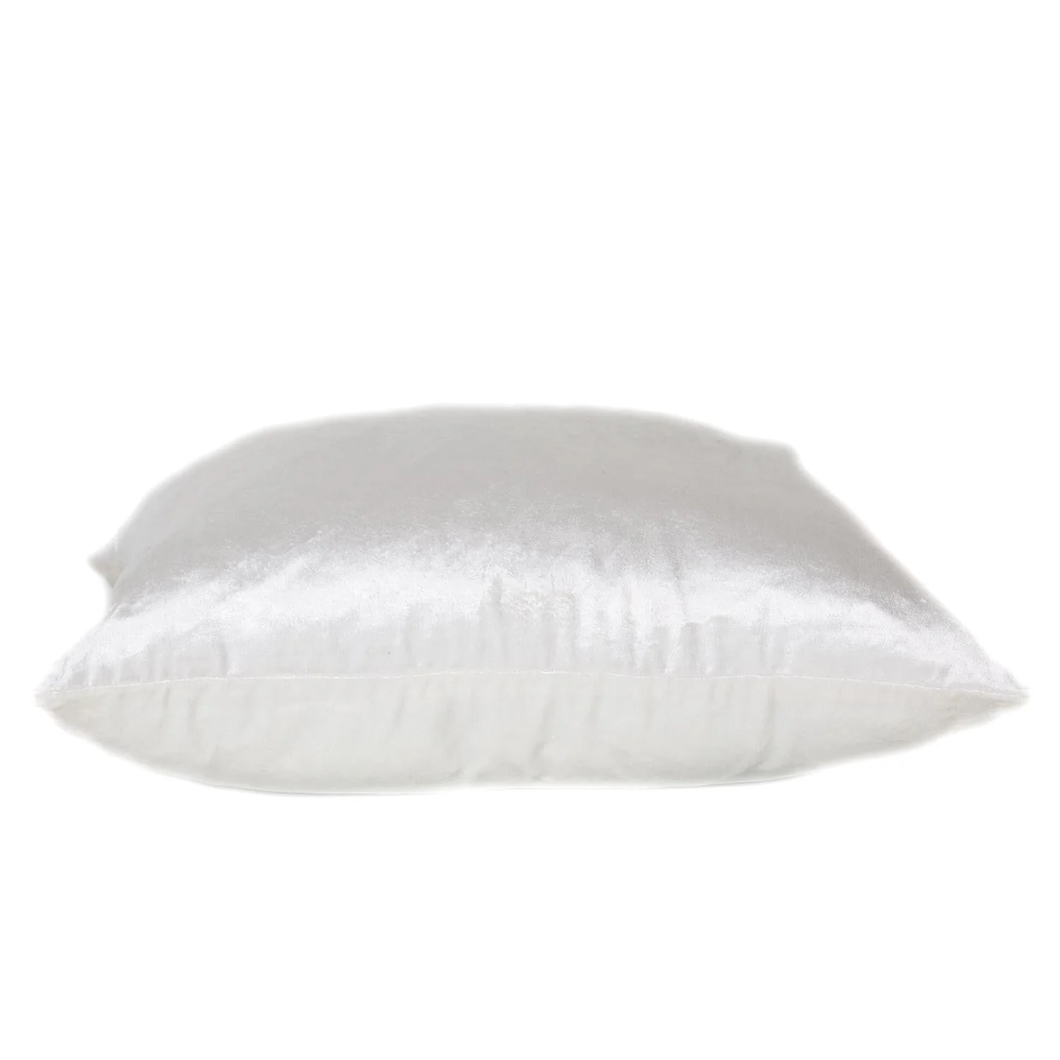 Classic 20" Solid Color White Soft Touch Throw Pillow - Image 5