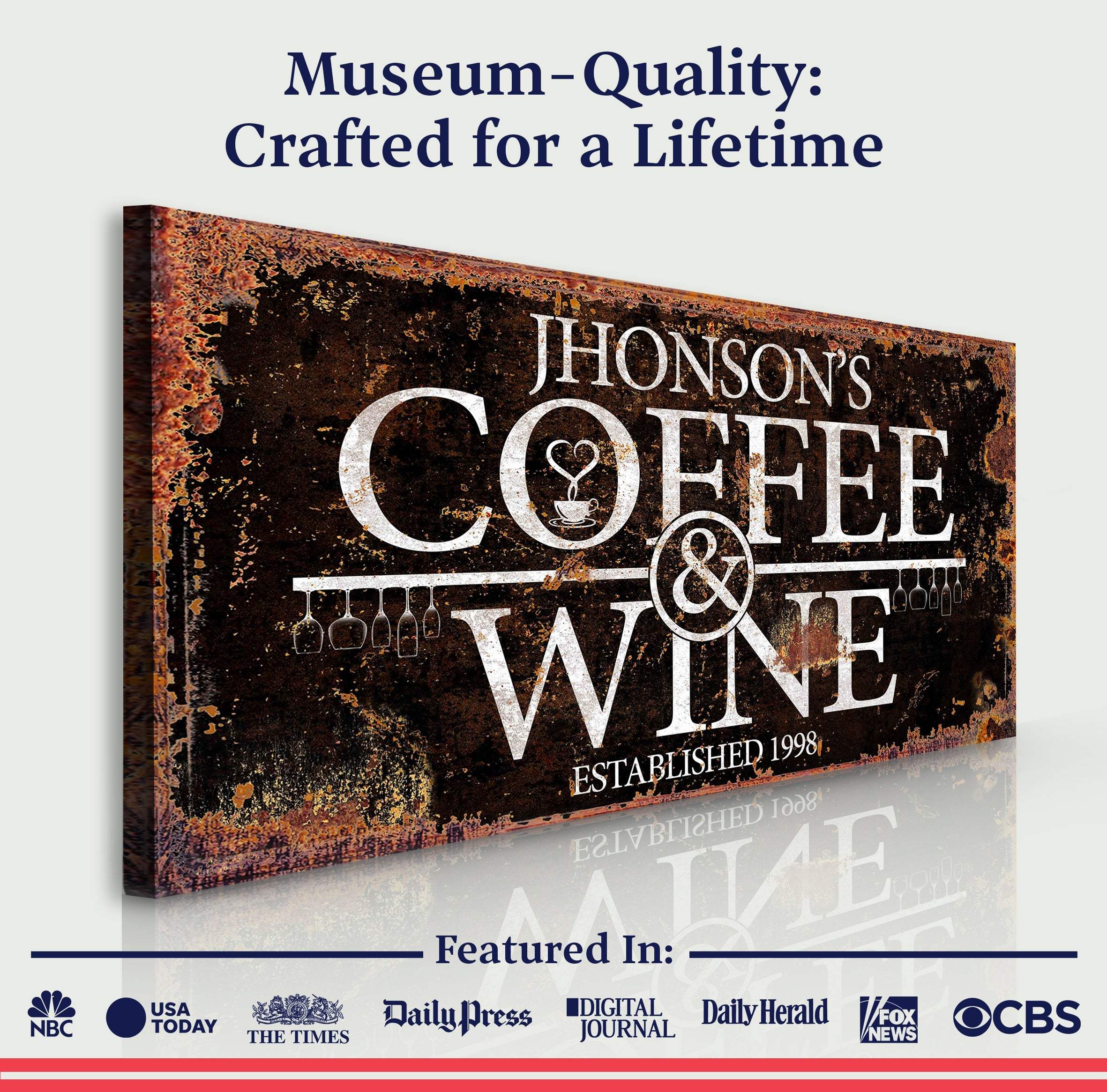 Coffee and Wine Sign III - Image 3