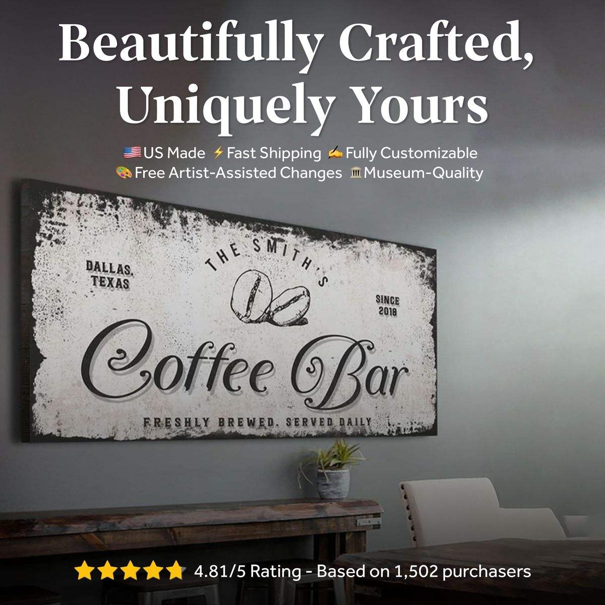 Coffee Bar Sign - Image 12