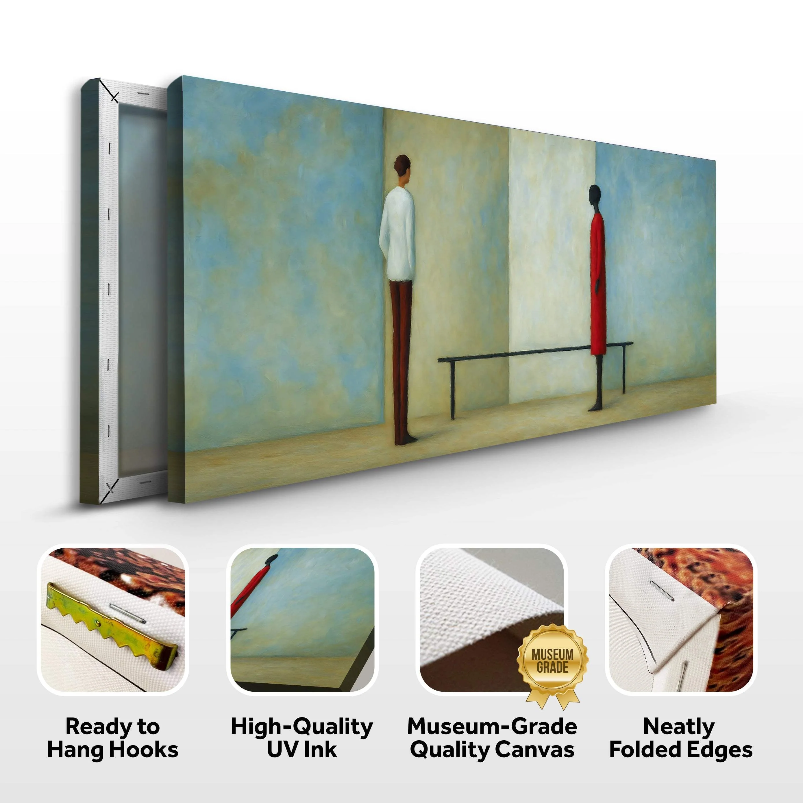 Confrontation Abstract Wall Art - Image 8