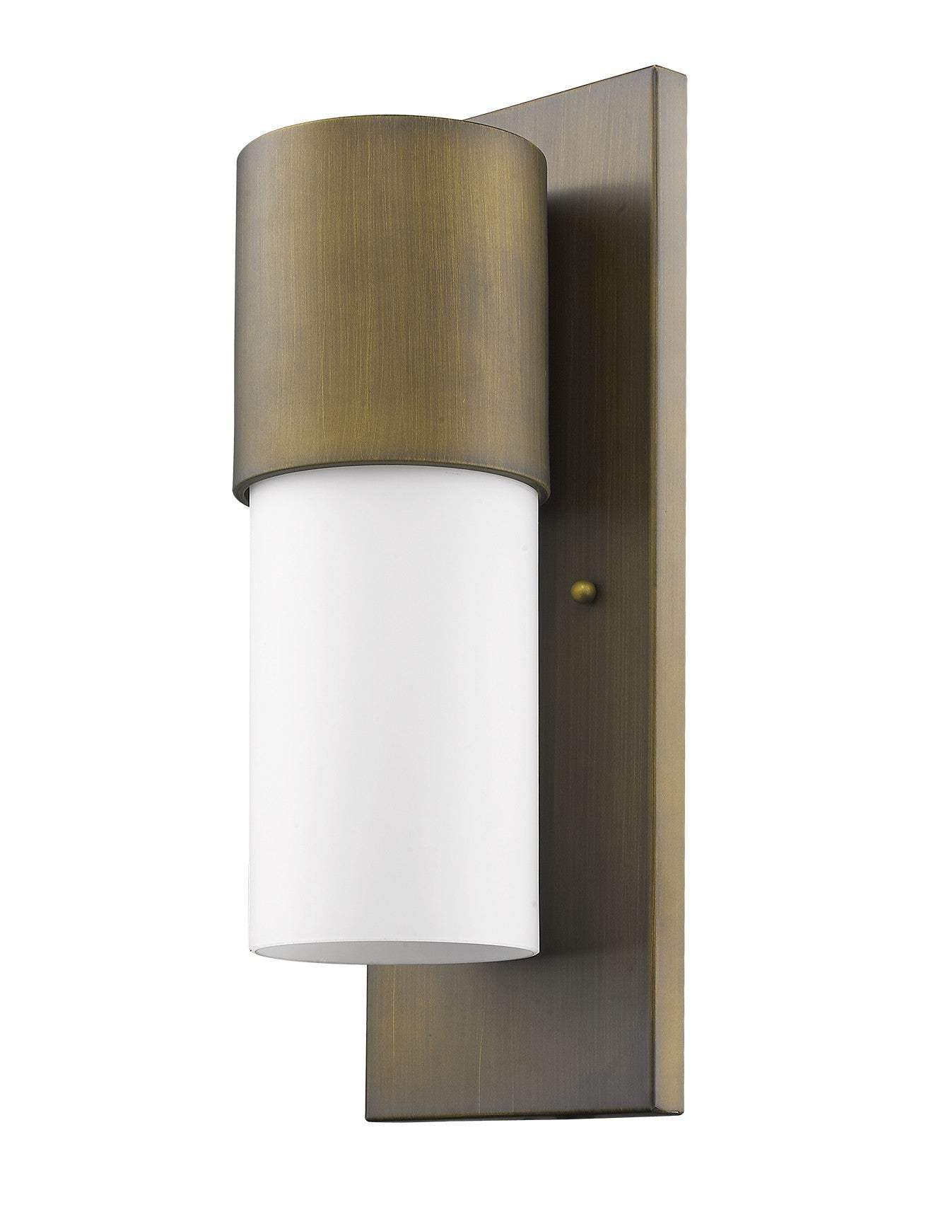 Contemporary Brushed Gold and White Wall Light - Image 2