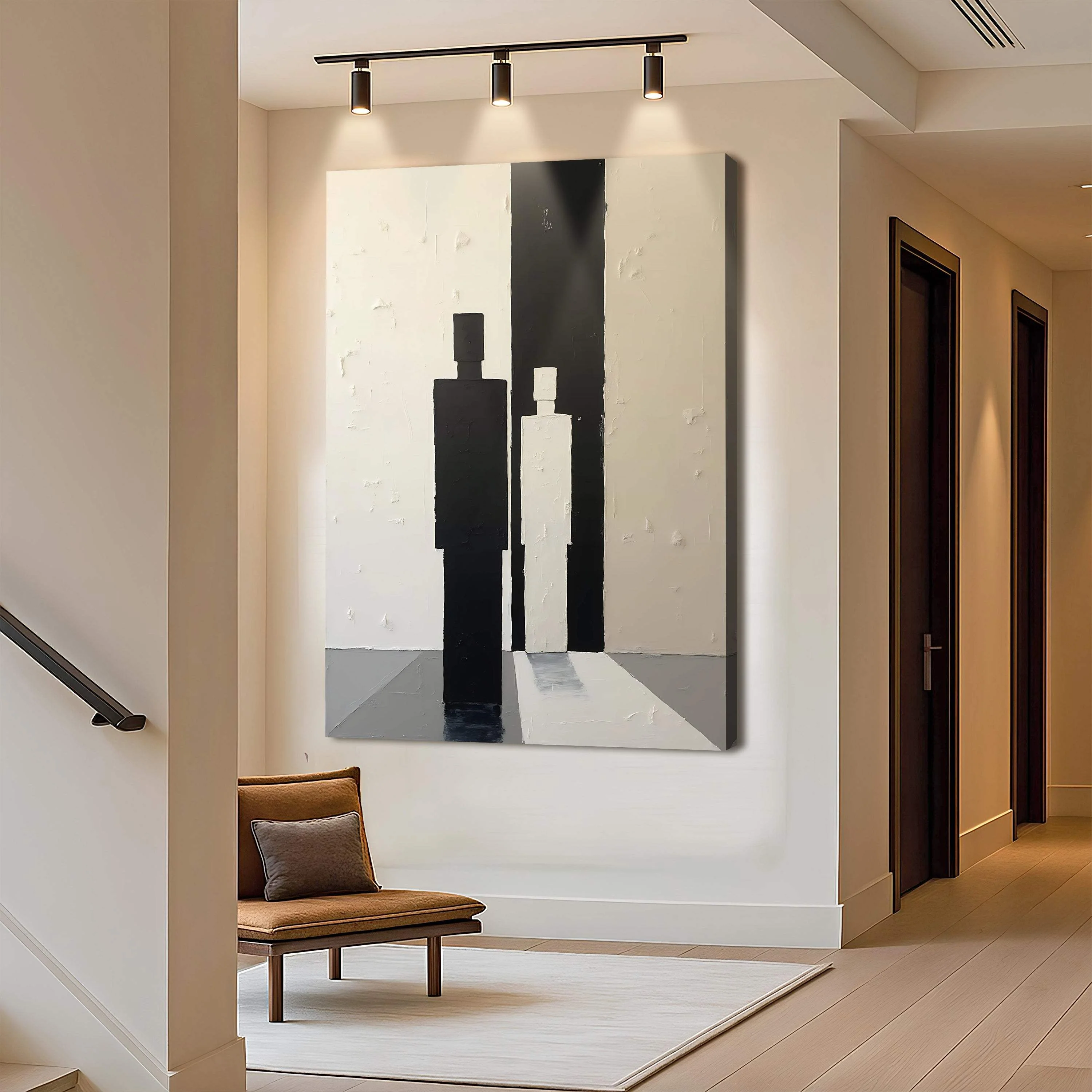 Contemporary Minimalist Abstract Wall Art - Image 3
