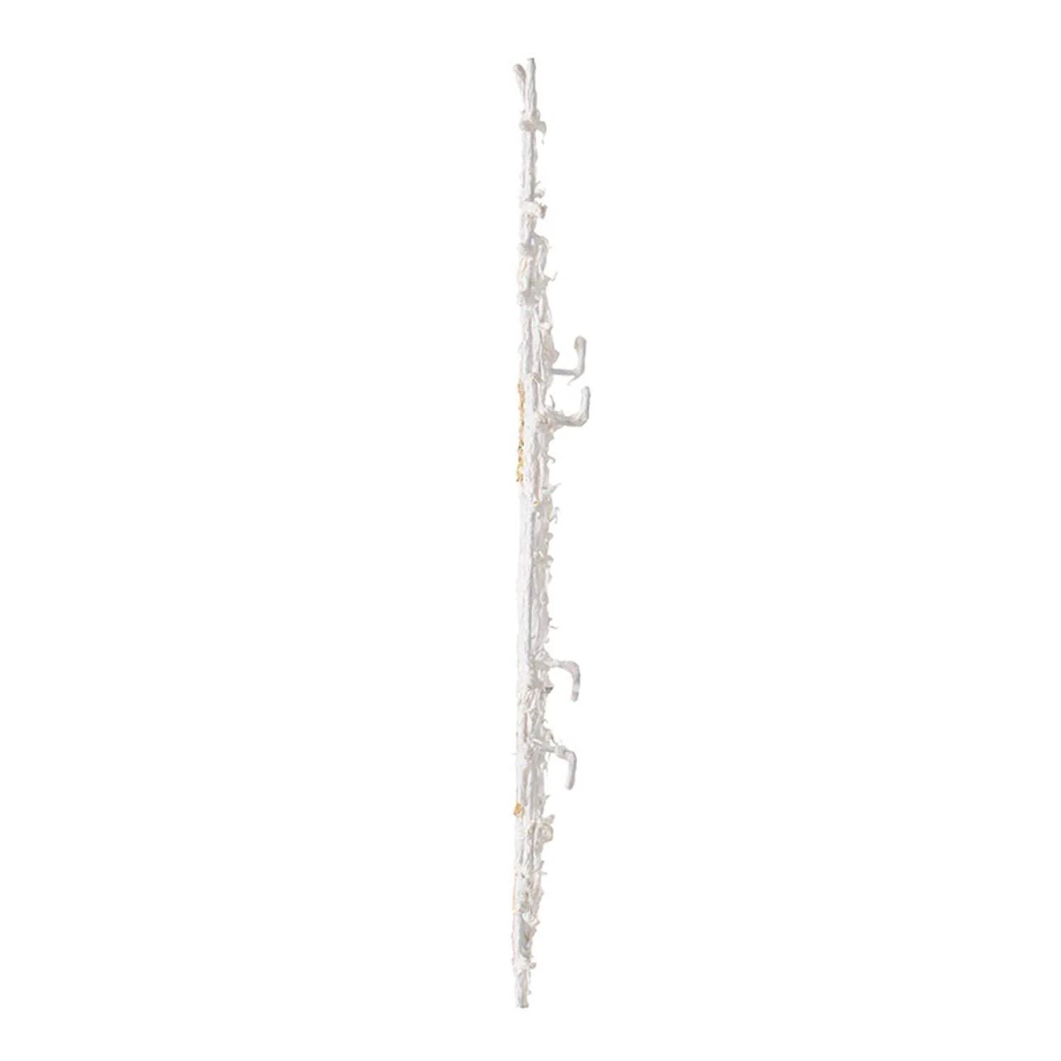 Contemporary White and Gold Geo Grid Wall Art - Image 4
