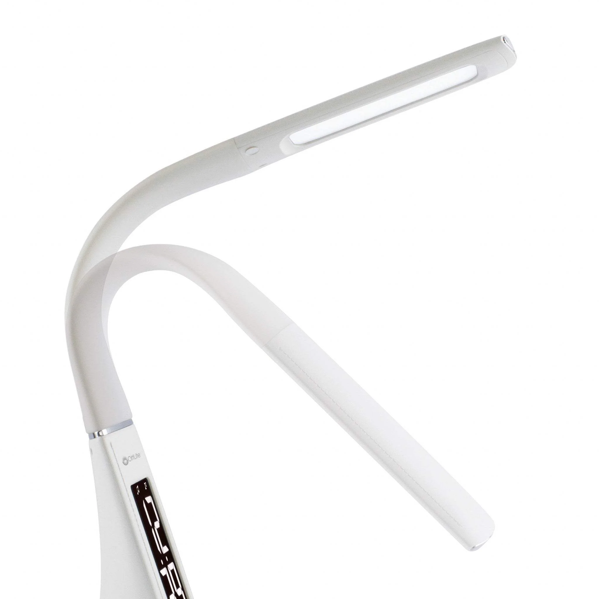 Contemporary White Sanitizing LED Desk Lamp - Image 2