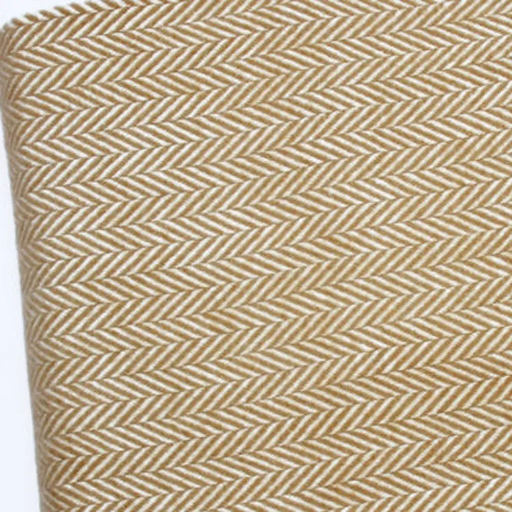 Copper and White Dreamy Soft Herringbone Throw Blanket - Image 4